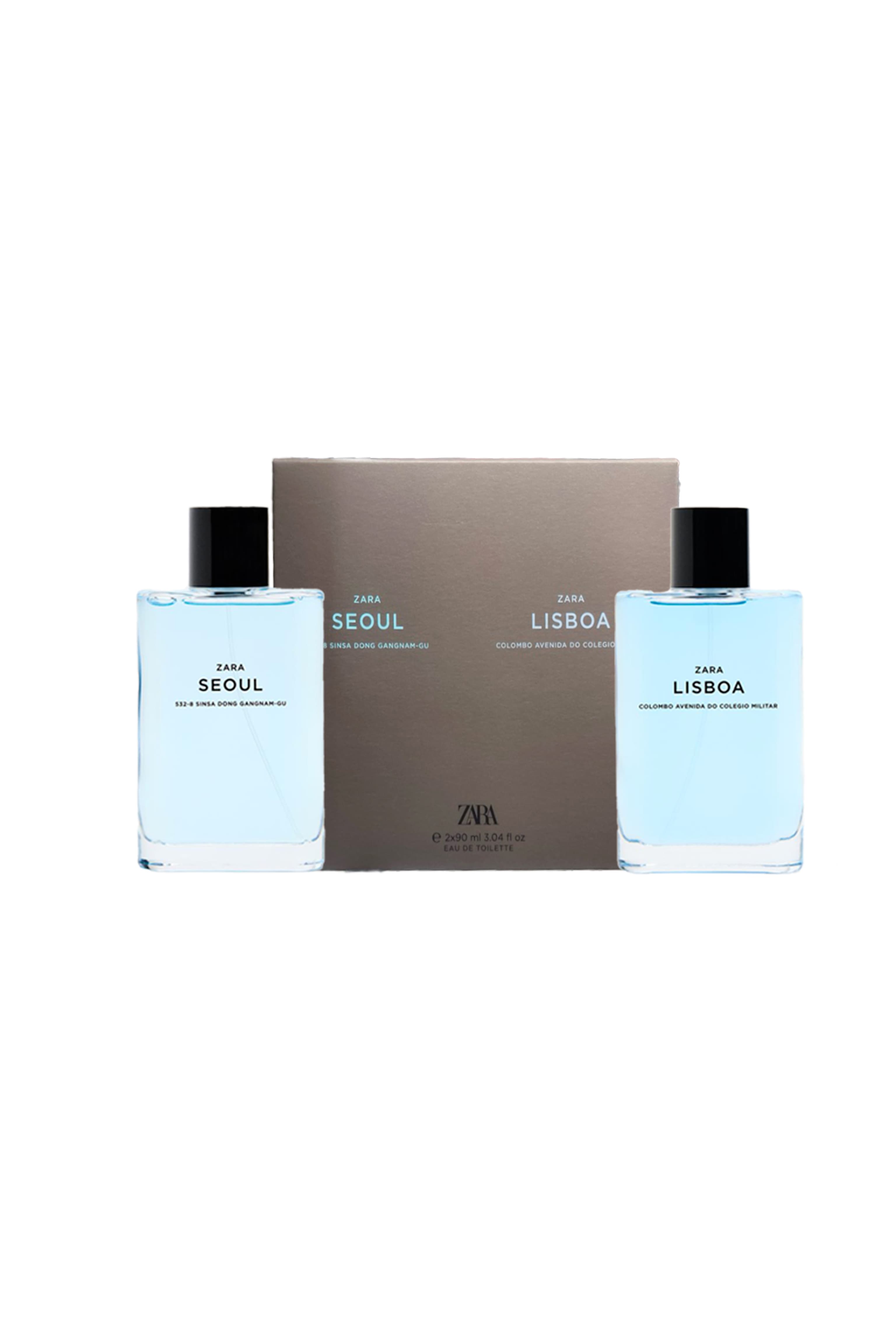 Zara Coffret Seoul Edt 100Ml + Lisboa Edt 100Ml