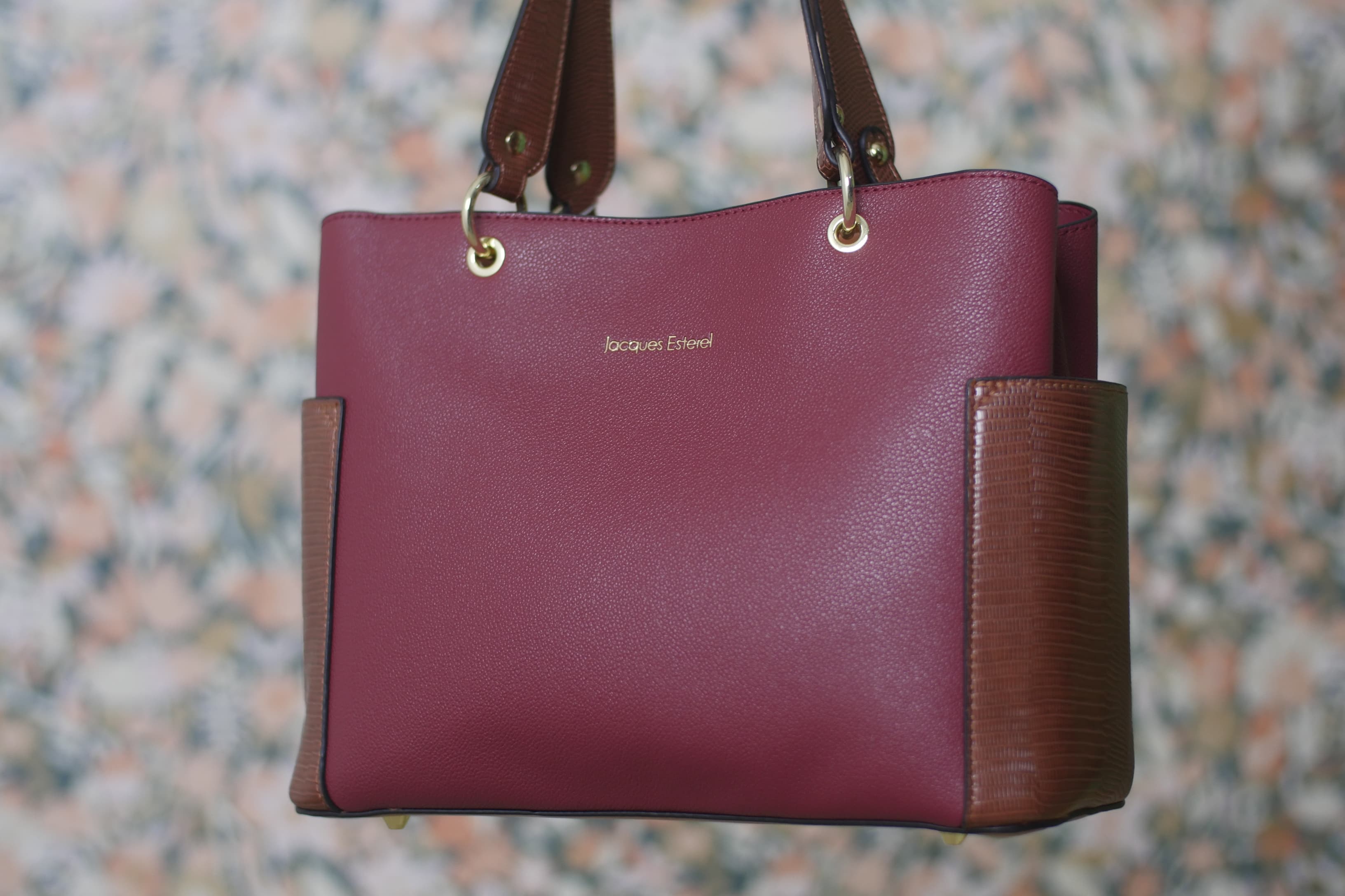 JE LL3611 BORDEAUX/GOLD