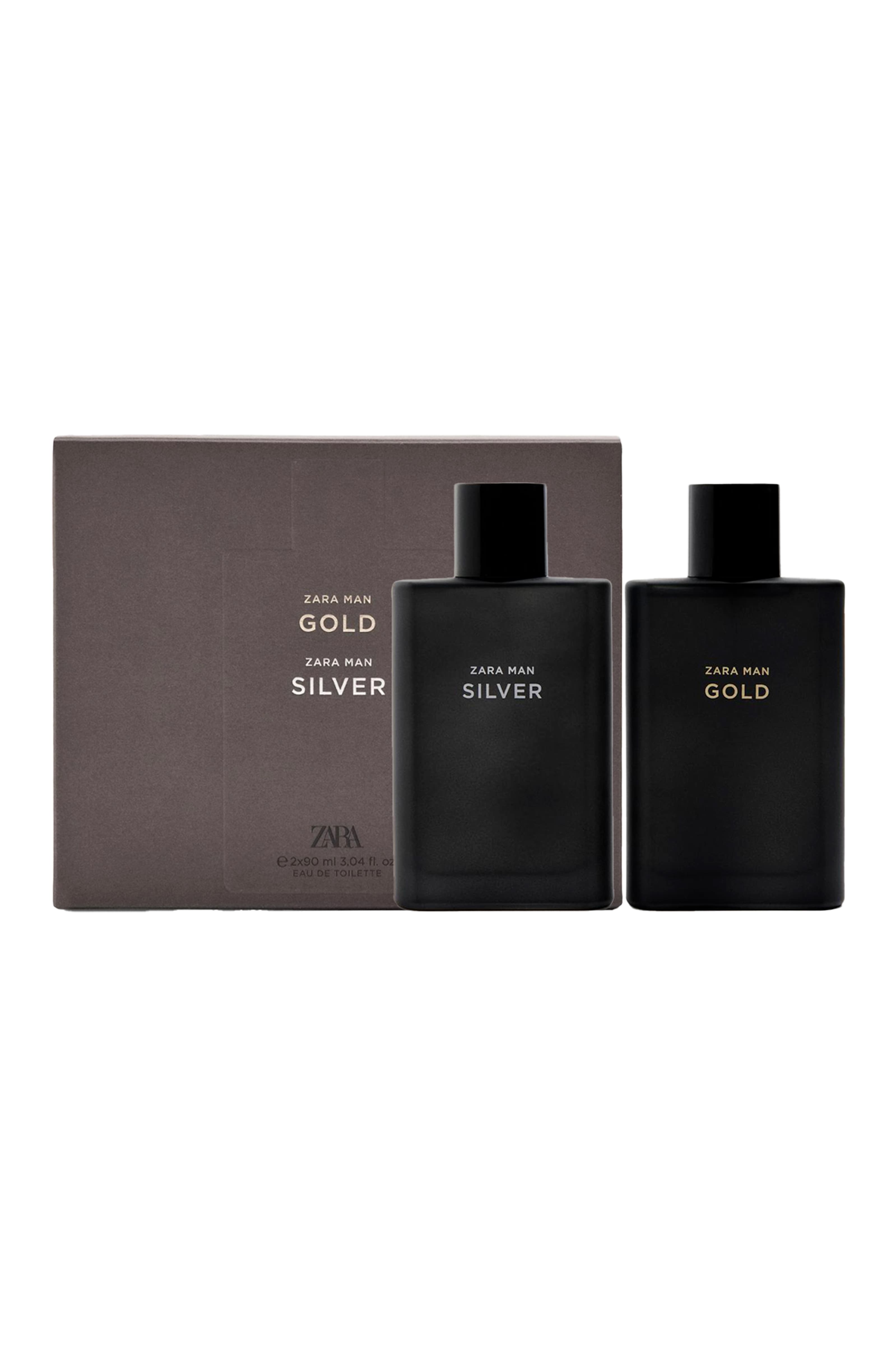 Zara Coffret Silver Edt 90Ml + Gold Edt 90Ml