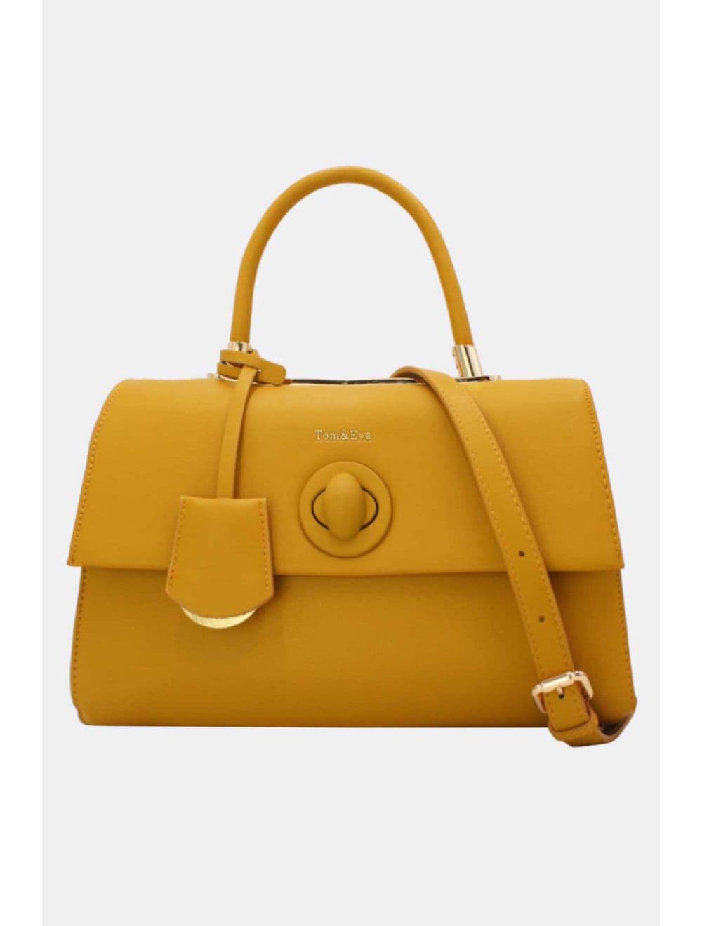 Sac à Main Style Vintage Avec Pendentif 23B-5764P-Jaune