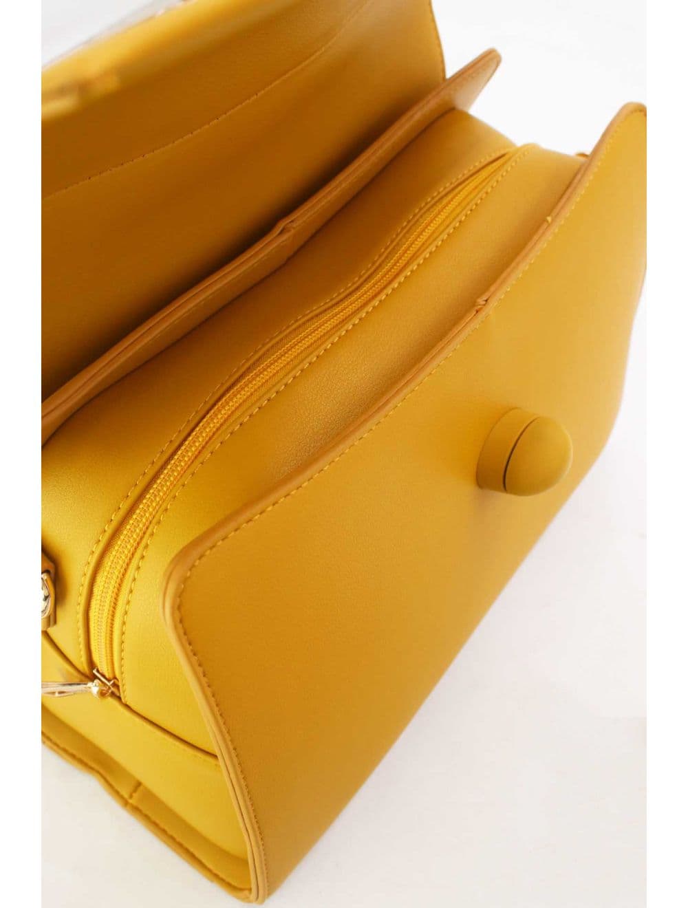 Sac à Main Style Vintage Avec Pendentif 23B-5764P-Jaune — vue 5