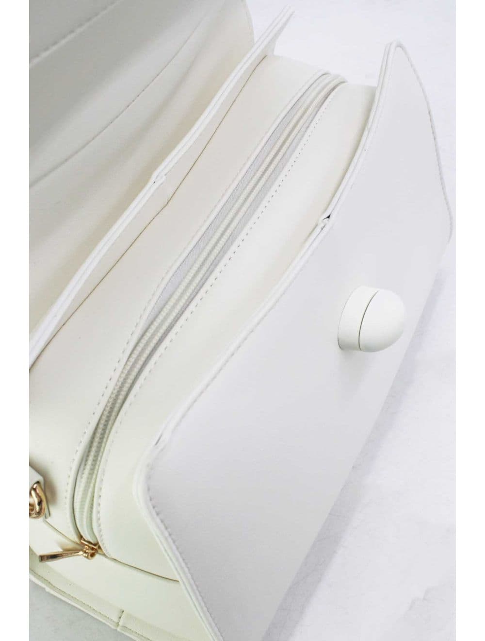 Sac à Main Style Vintage Avec Pendentif 23B-5764P-Blanc — vue 5