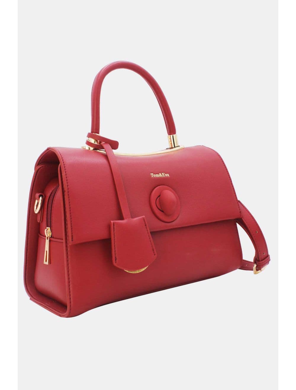 Sac à Main Style Vintage Avec Pendentif 23B-5764P-Rouge — vue 2