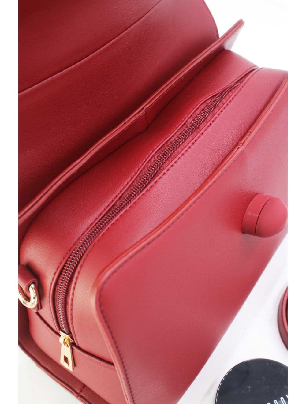 Sac à Main Style Vintage Avec Pendentif 23B-5764P-Rouge — vue 5