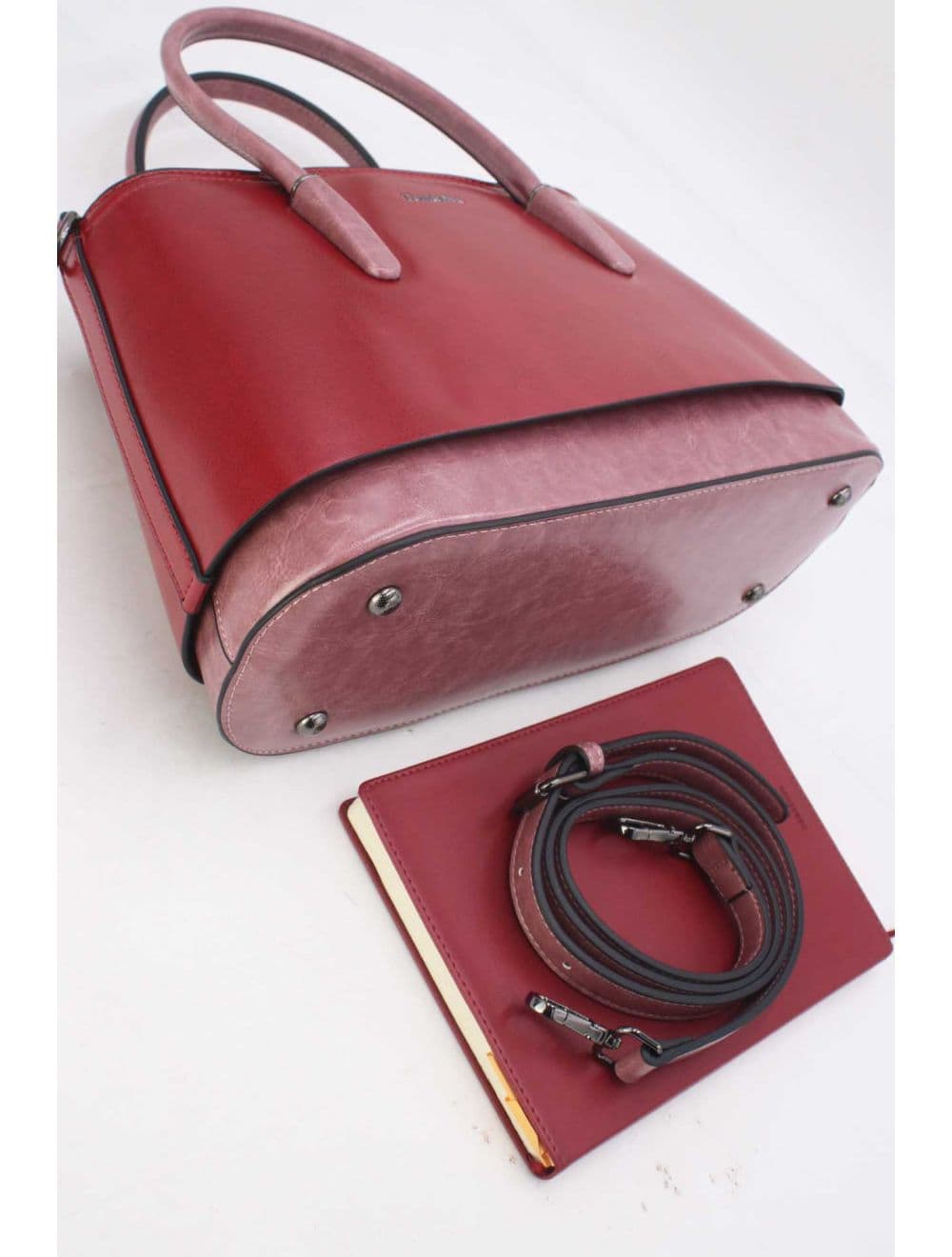 Petit Sac à Main Effet Cuir 25B-6428-D.Red/Pink — vue 4