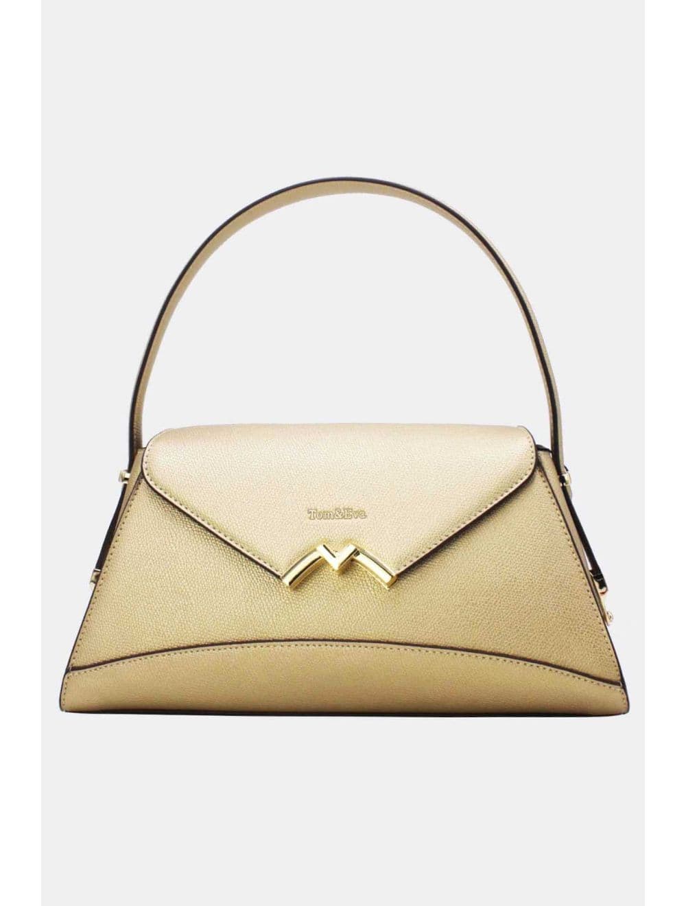 Sac à main Effet Cuir trapèze Chic 25B-6397-Or