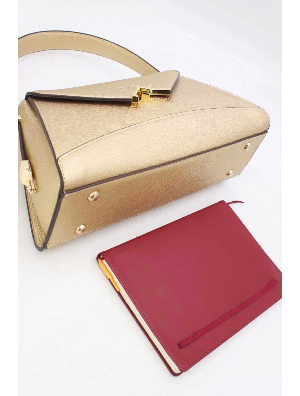 Sac à main Effet Cuir trapèze Chic 25B-6397-Or — vue 4