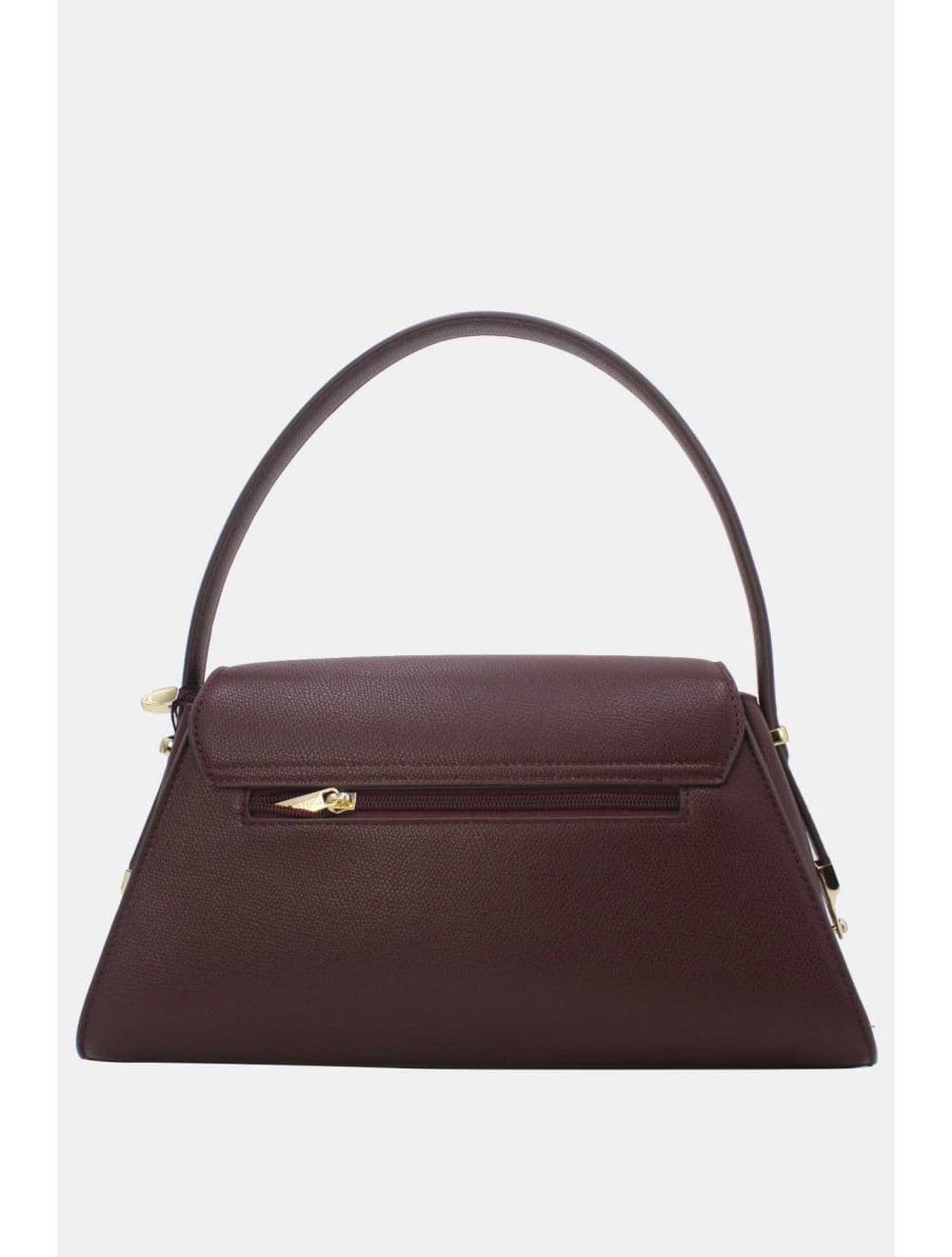 Sac à main Effet Cuir trapèze Chic 25B-6397-Café — vue 3