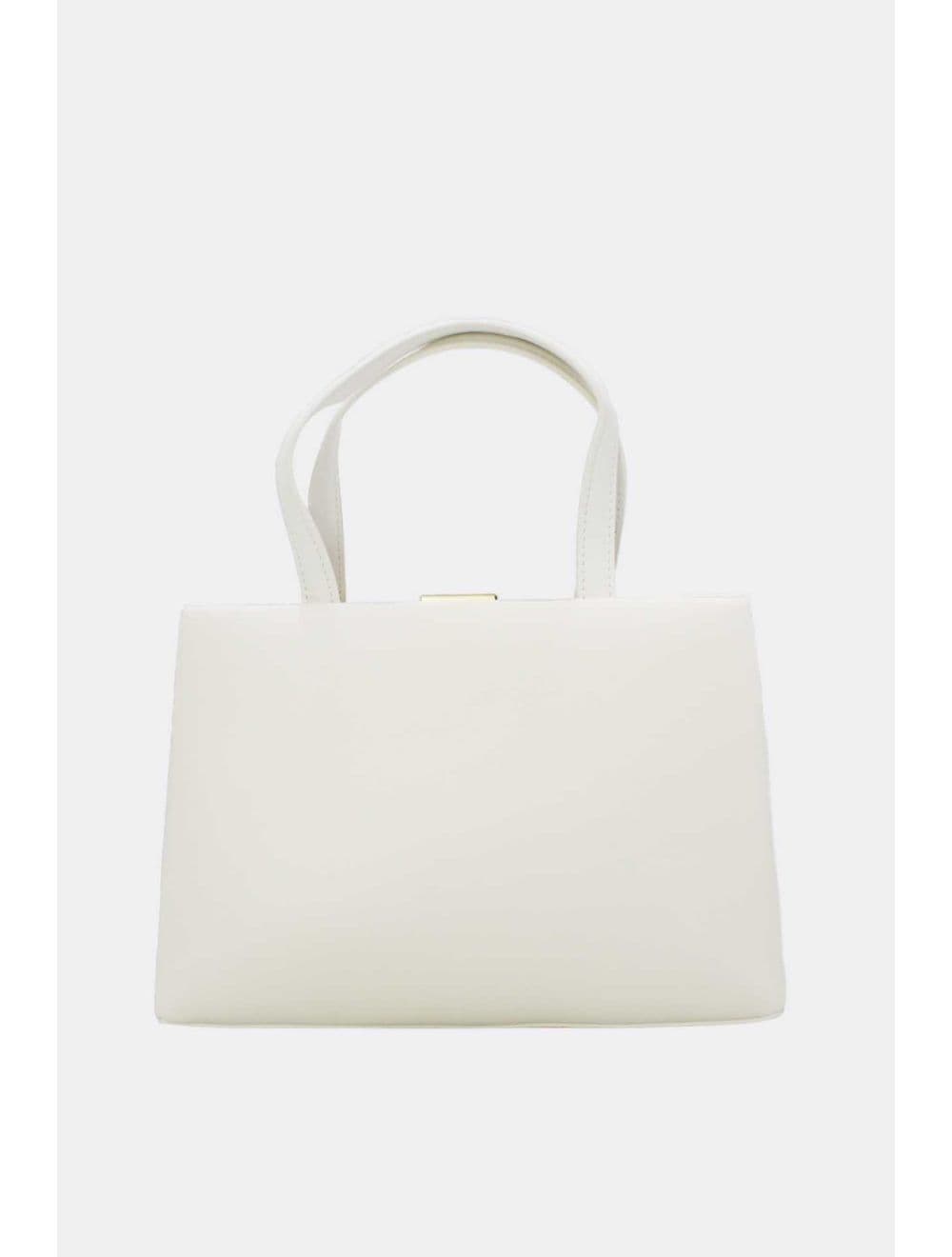Sac à Main effet Cuir Classique 25B-6418-Blanc — vue 3