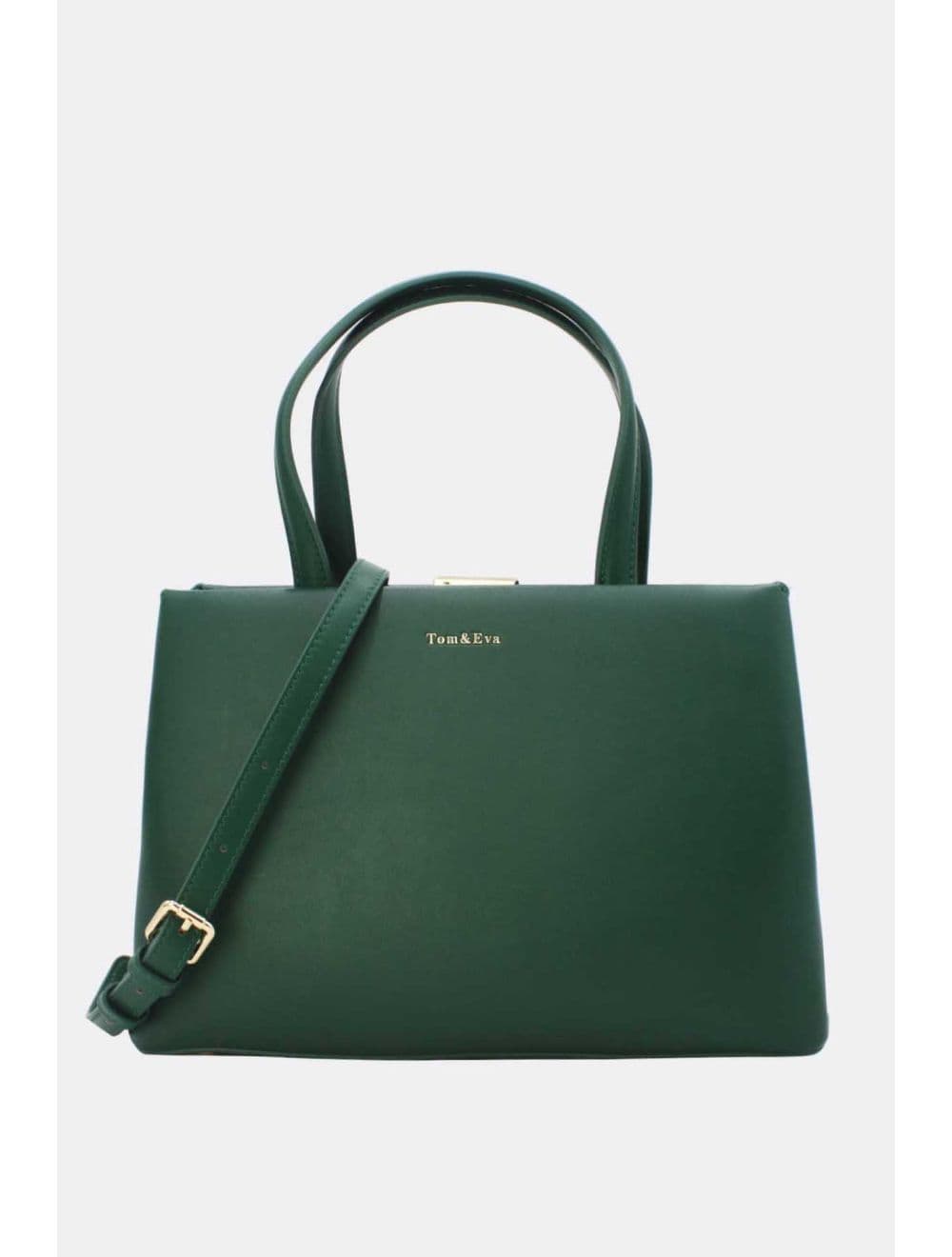 Sac à Main effet Cuir Classique 25B-6418-Vert