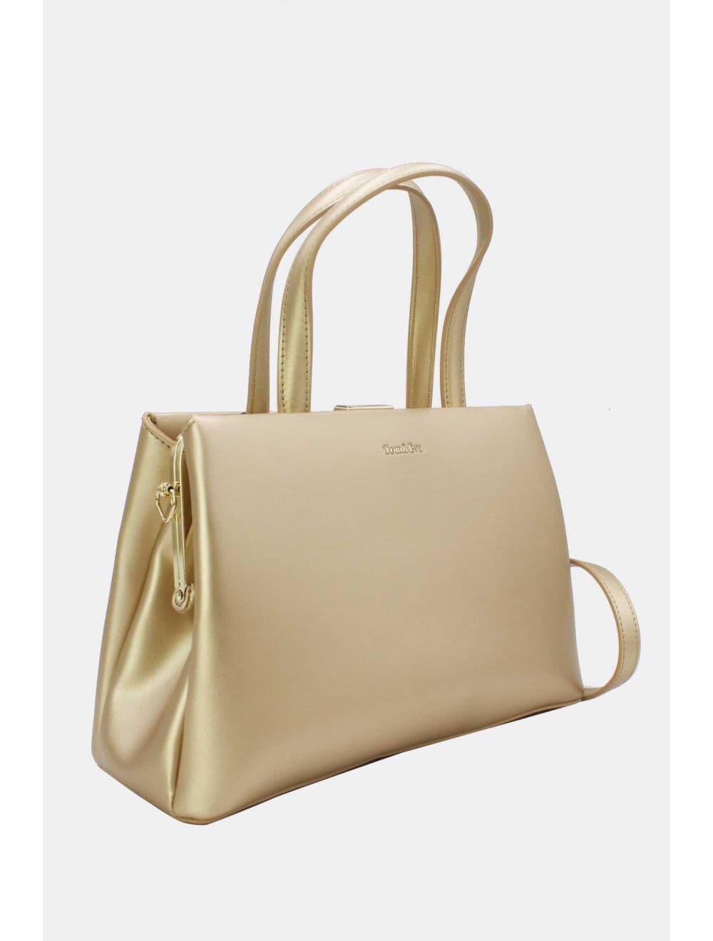 Sac à Main effet Cuir Classique 25B-6418-Or — vue 2
