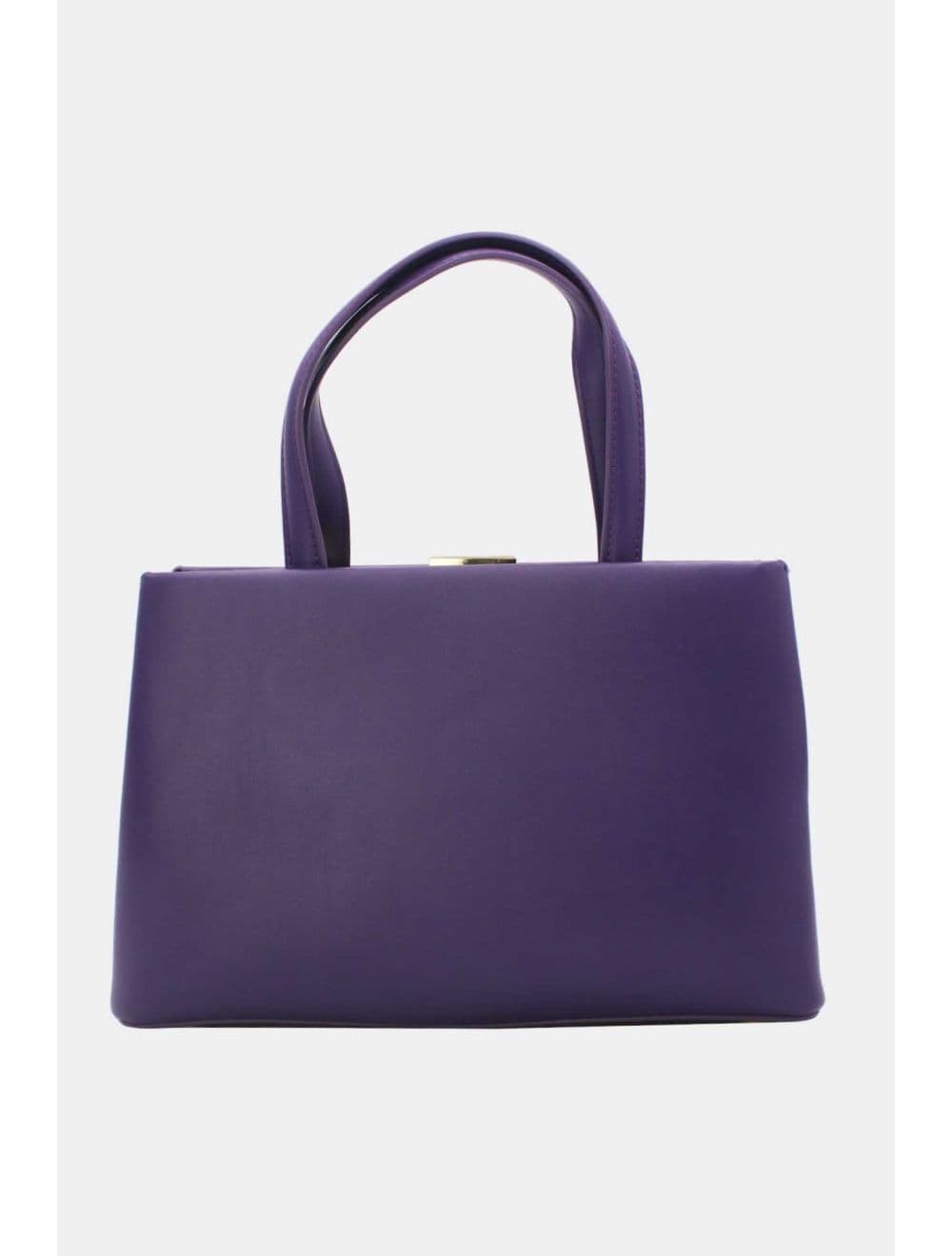 Sac à Main effet Cuir Classique 25B-6418-Violet — vue 3