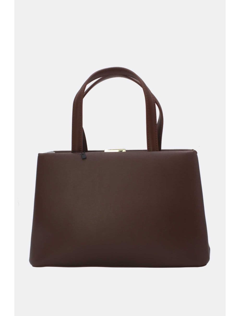 Sac à Main effet Cuir Classique 25B-6418-Brun — vue 3