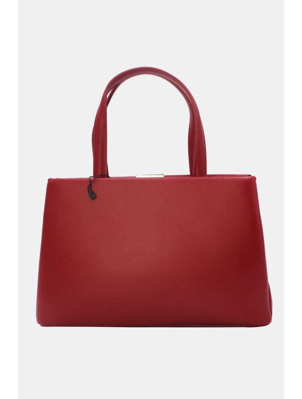 Sac à Main effet Cuir Classique 25B-6418-Rouge — vue 3
