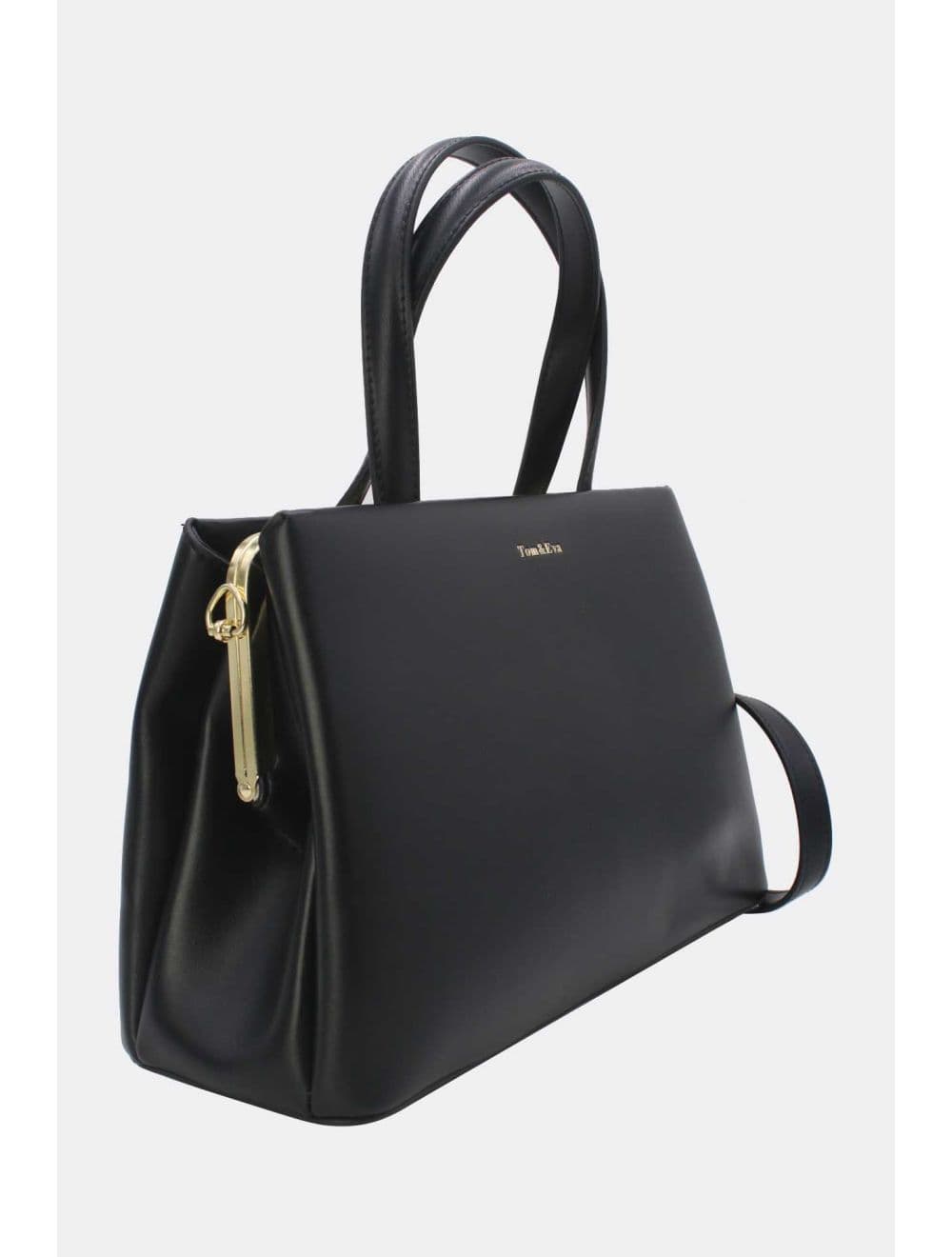 Sac à Main effet Cuir Classique 25B-6418-Noir — vue 2