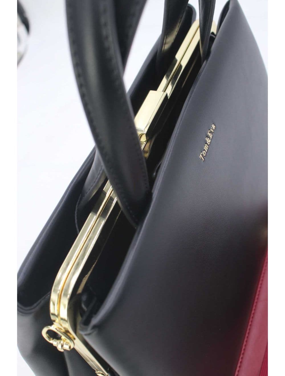 Sac à Main effet Cuir Classique 25B-6418-Noir — vue 5