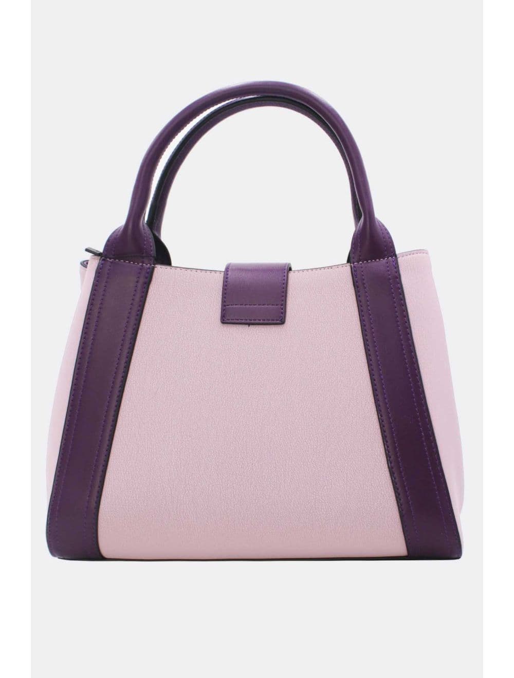Sac à Main effet Cuir d'agneau 25B-6424-Violet — vue 4