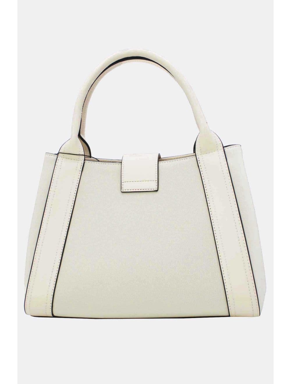 Sac à Main effet Cuir d'agneau 25B-6424-Beige — vue 3