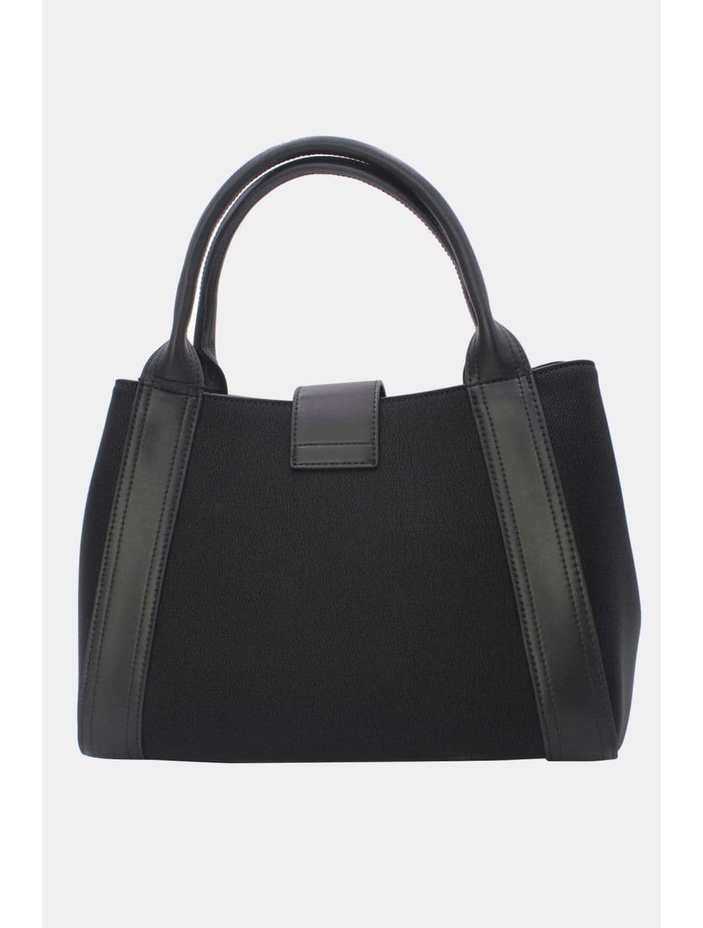 Sac à Main effet Cuir d'agneau 25B-6424-Noir — vue 3