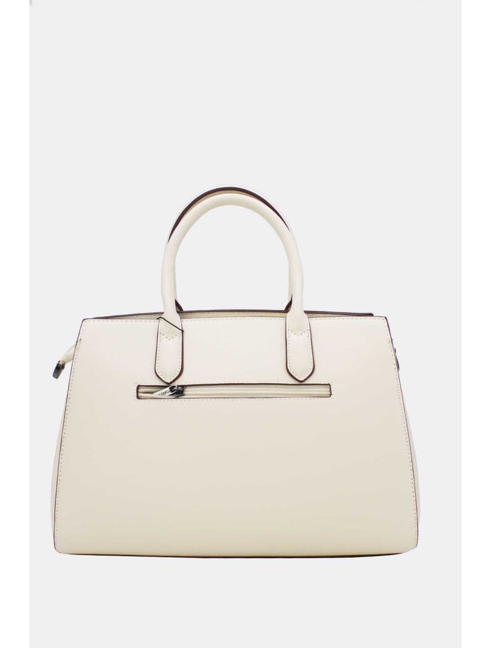 Sac à Main Tressé Avec Pendentif 25B-6398-Beige — vue 3