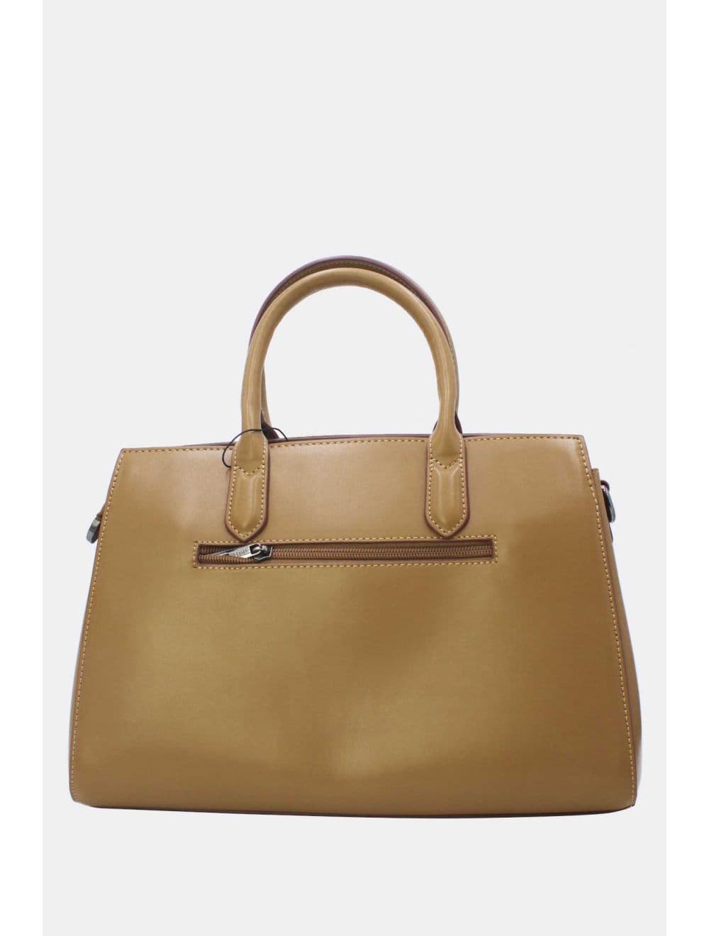 Sac à Main Tressé Avec Pendentif 25B-6398-Taupe — vue 3