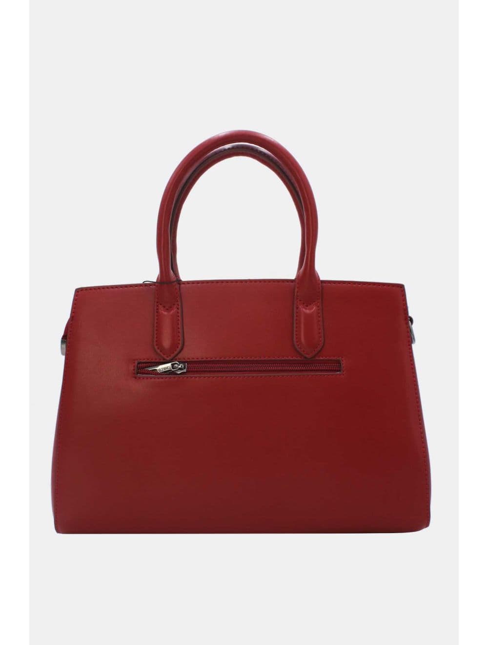 Sac à Main Tressé Avec Pendentif 25B-6398-Bordeaux — vue 3