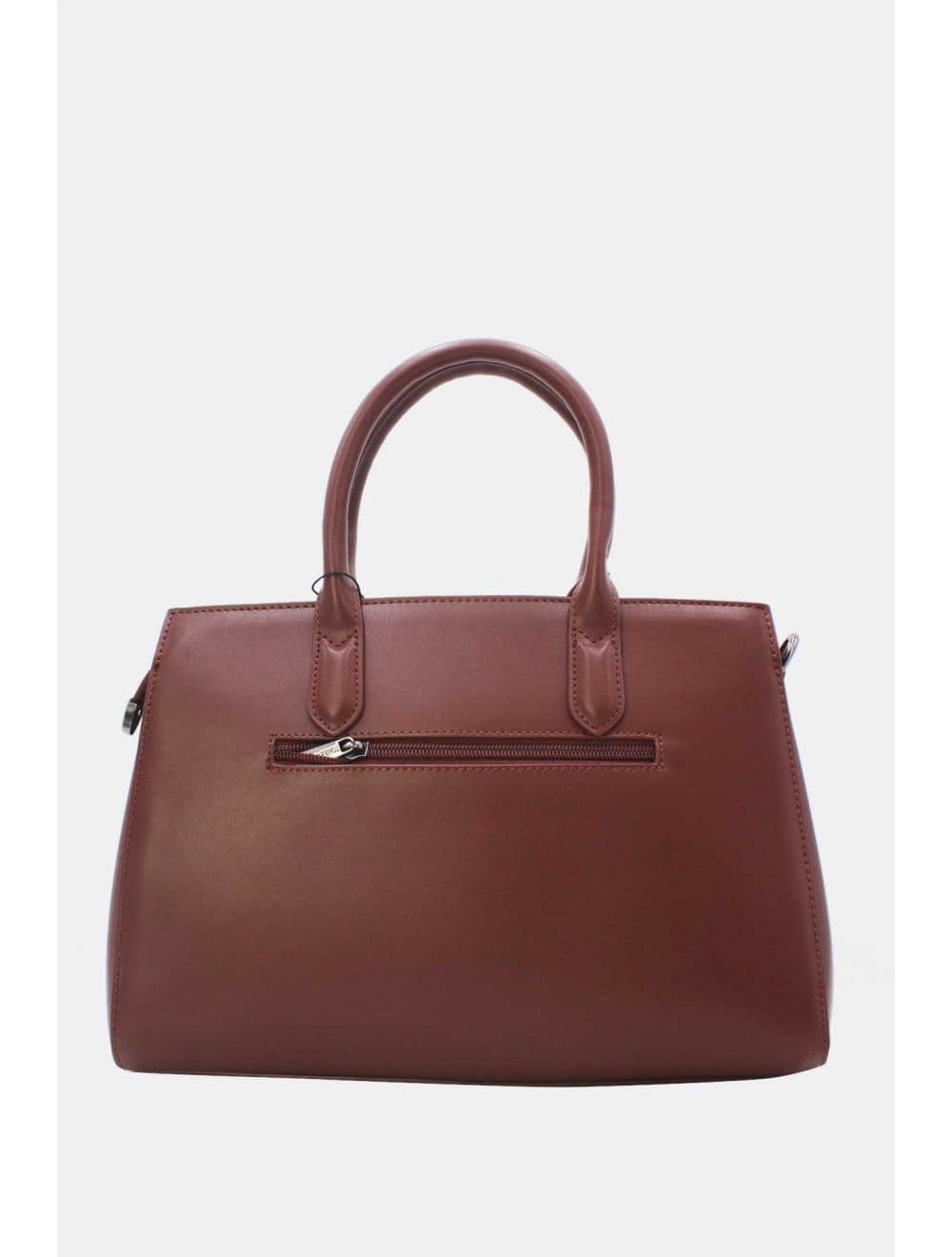 Sac à Main Tressé Avec Pendentif 25B-6398-Café — vue 3