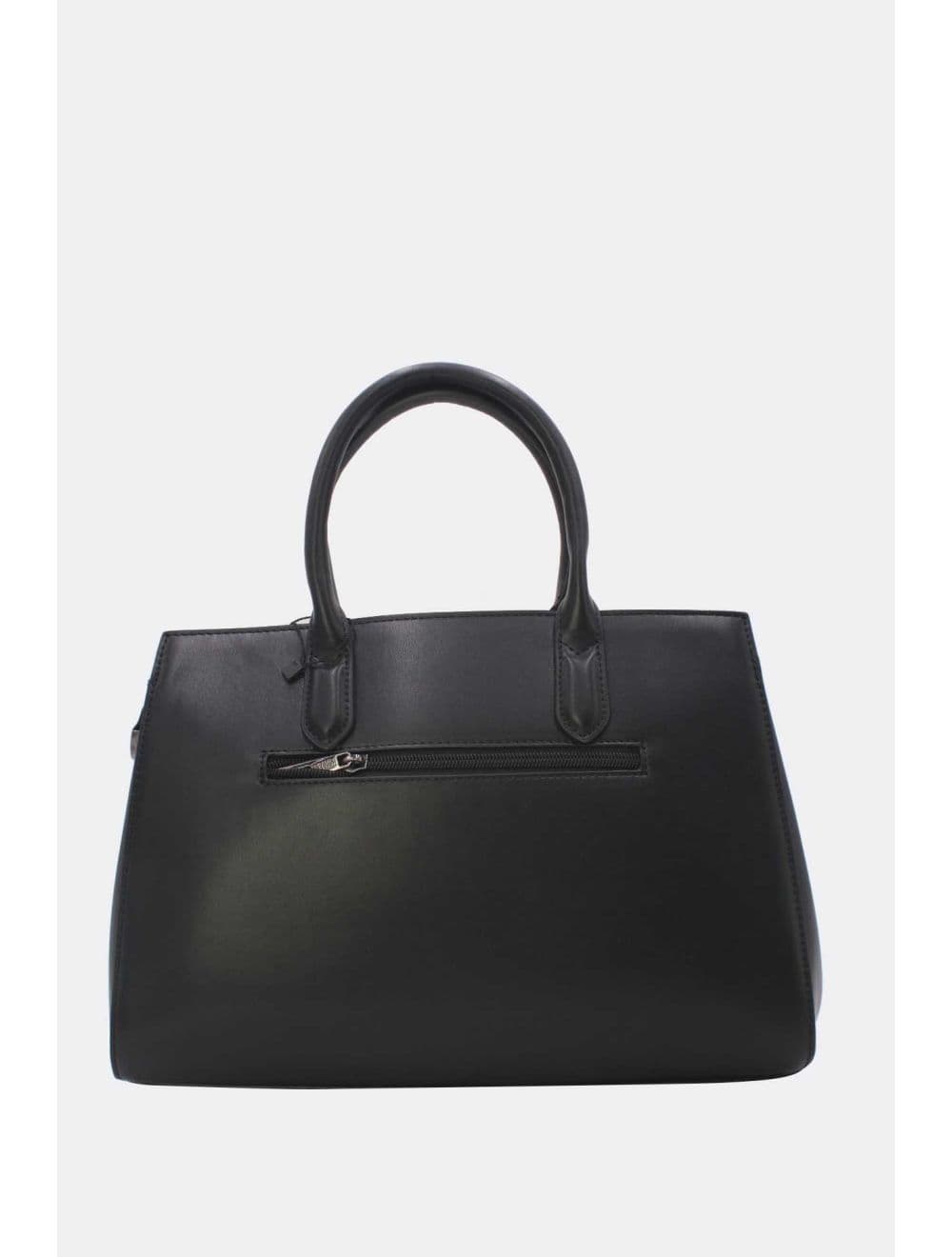 Sac à Main Tressé Avec Pendentif 25B-6398-Noir — vue 3