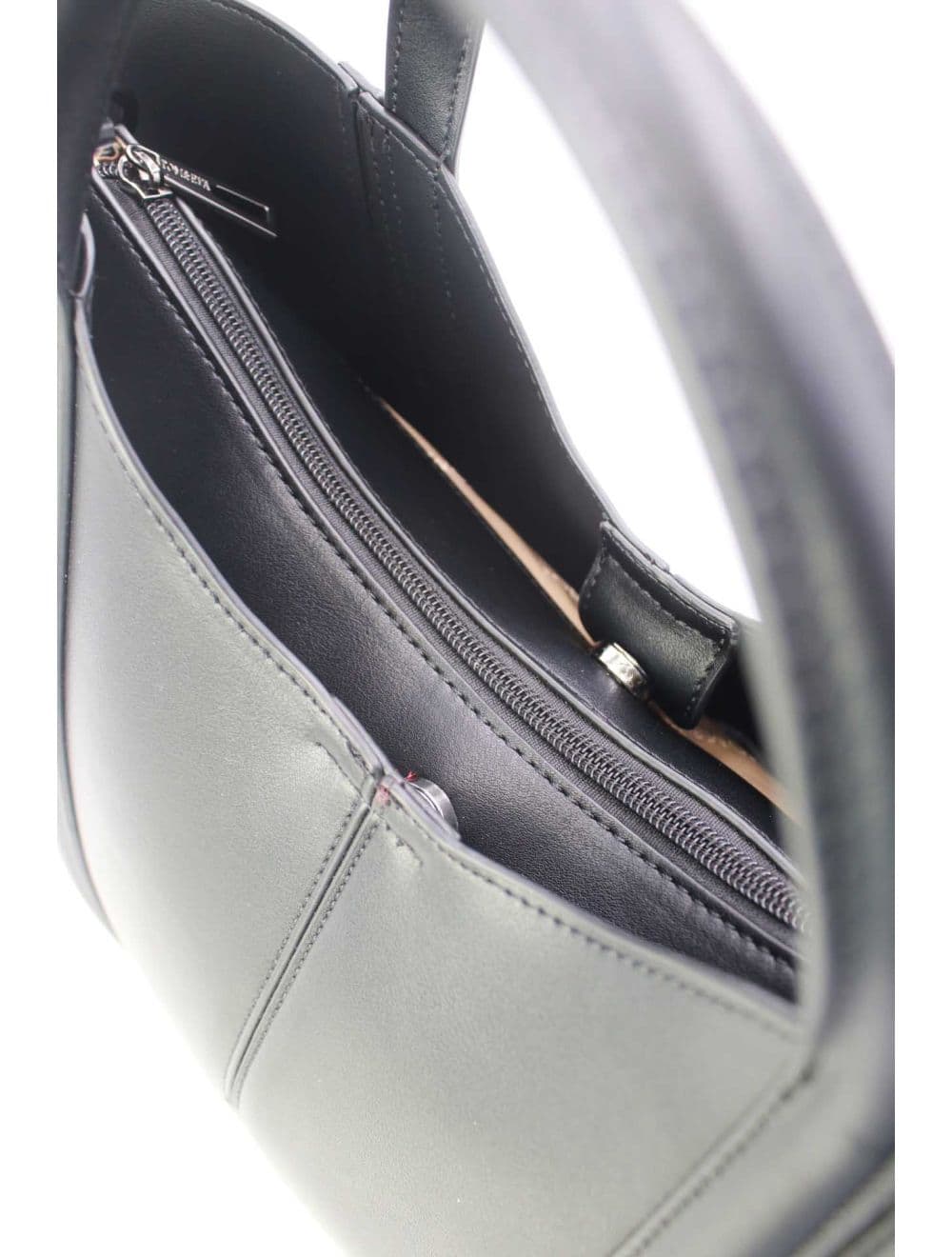 Sac à Main Effet Cuir Chic 25B-6374-Noir — vue 5