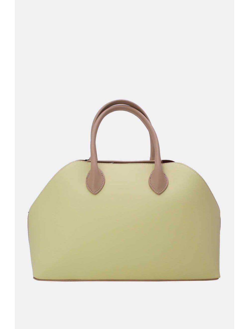 Sac à Main Effet Cuir Avec Pendentif 25B-6368-Jaune — vue 3