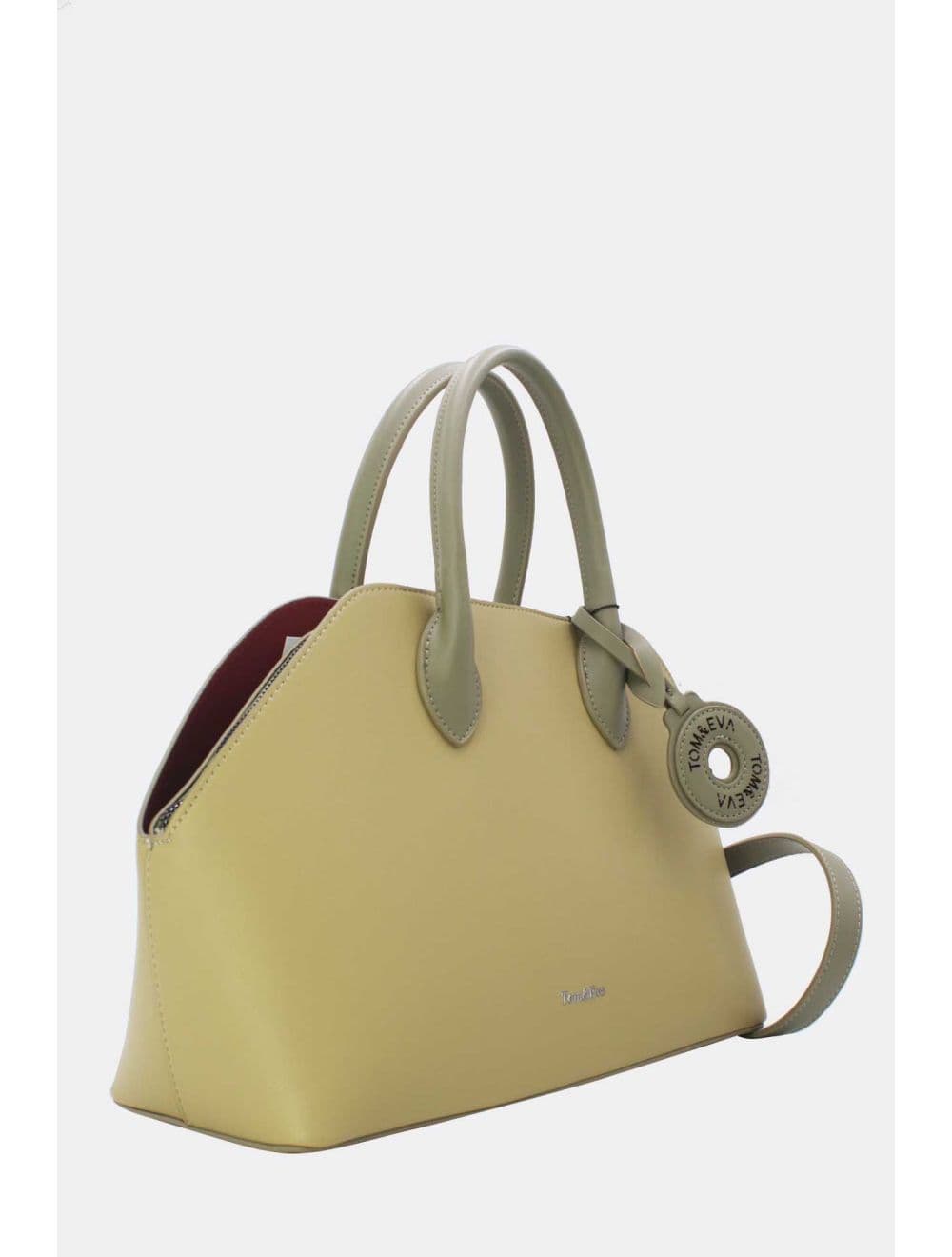 Sac à Main Effet Cuir Avec Pendentif 25B-6368-Vert — vue 2