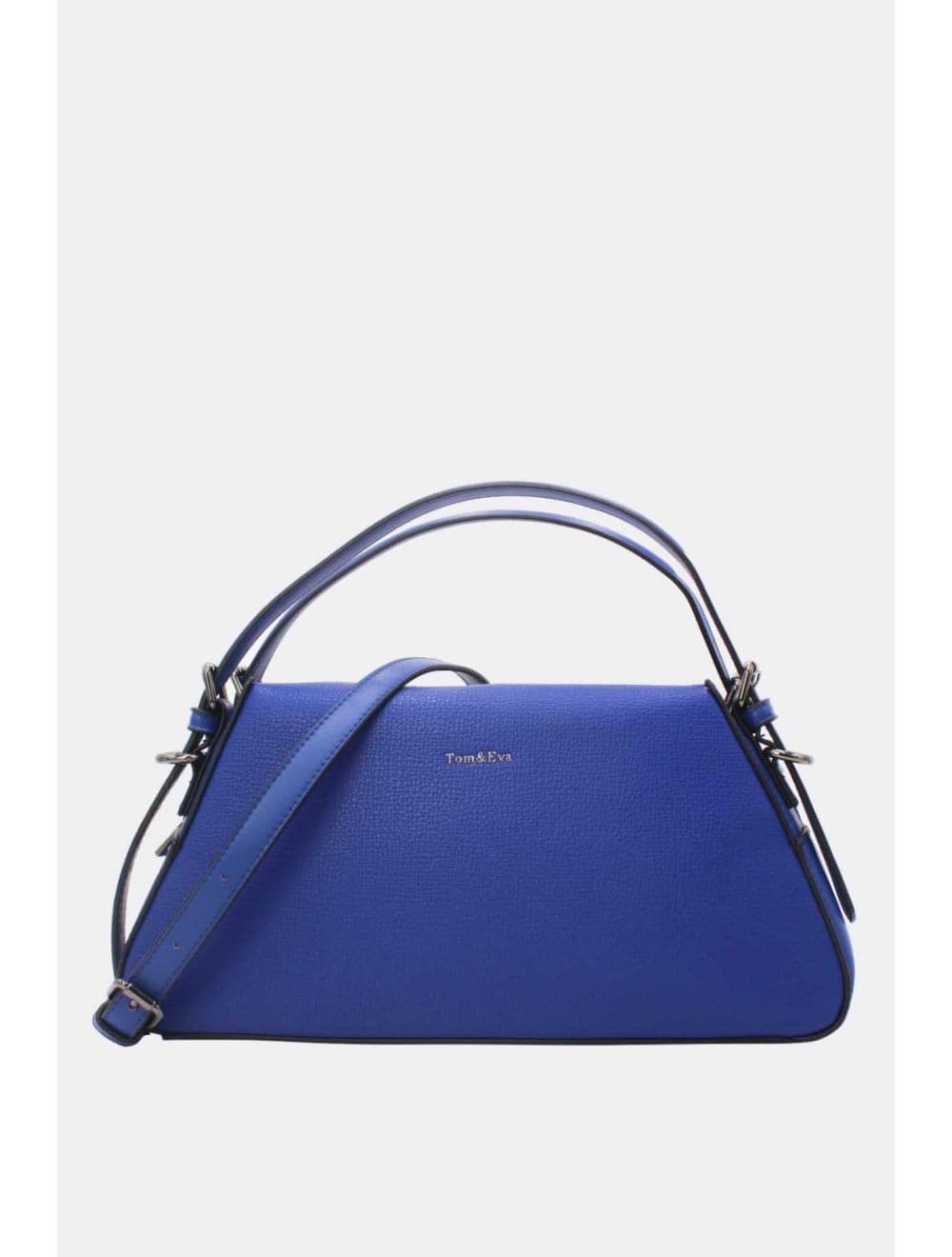 Sac à Main Effet Cuir Chic 25B-6293-Bleu