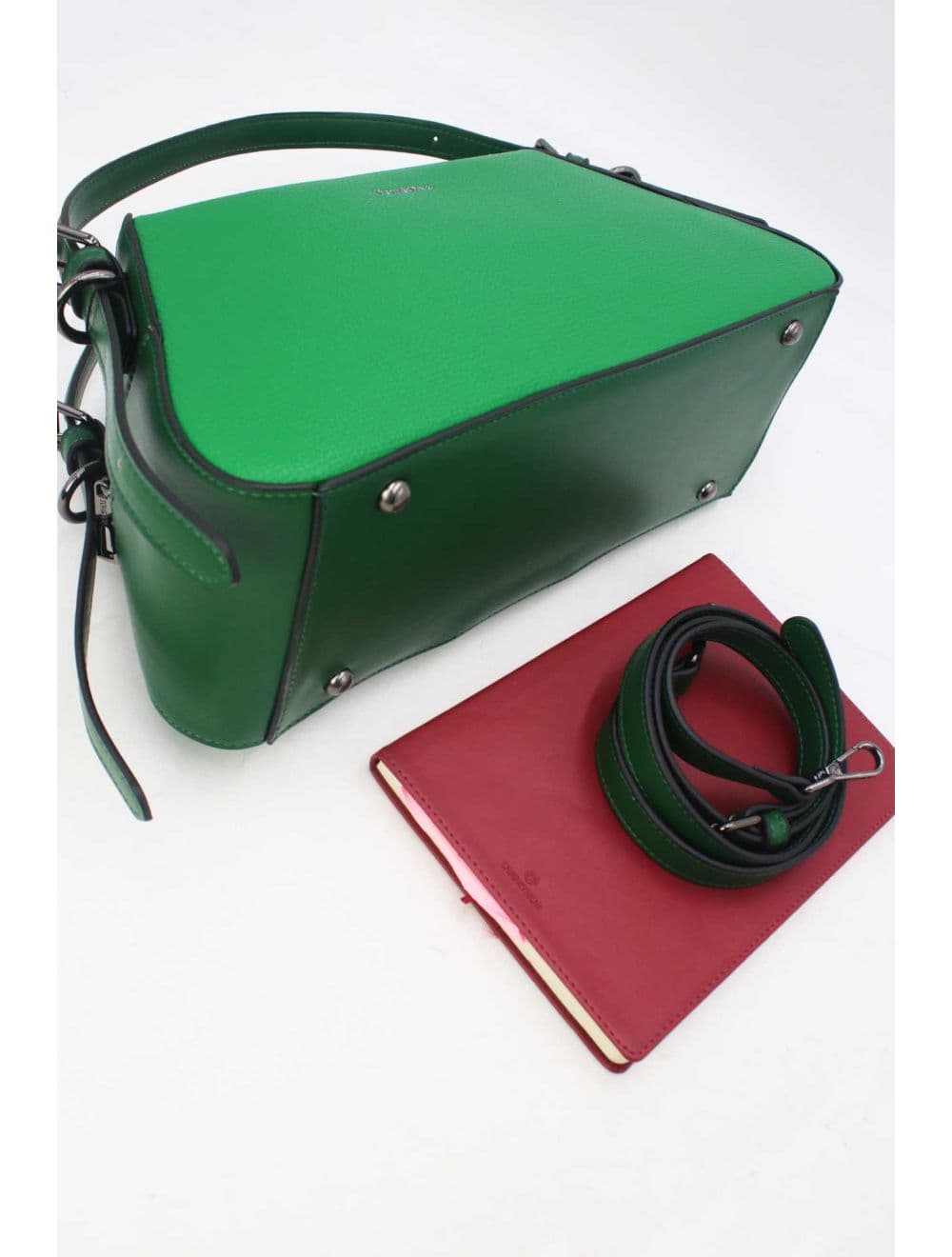 Sac à Main Effet Cuir Chic 25B-6293-Vert — vue 4