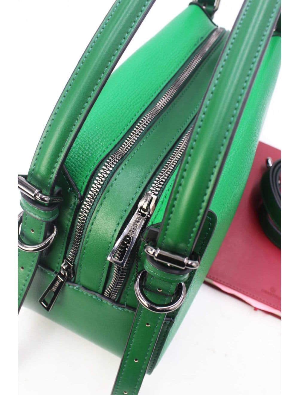 Sac à Main Effet Cuir Chic 25B-6293-Vert — vue 5