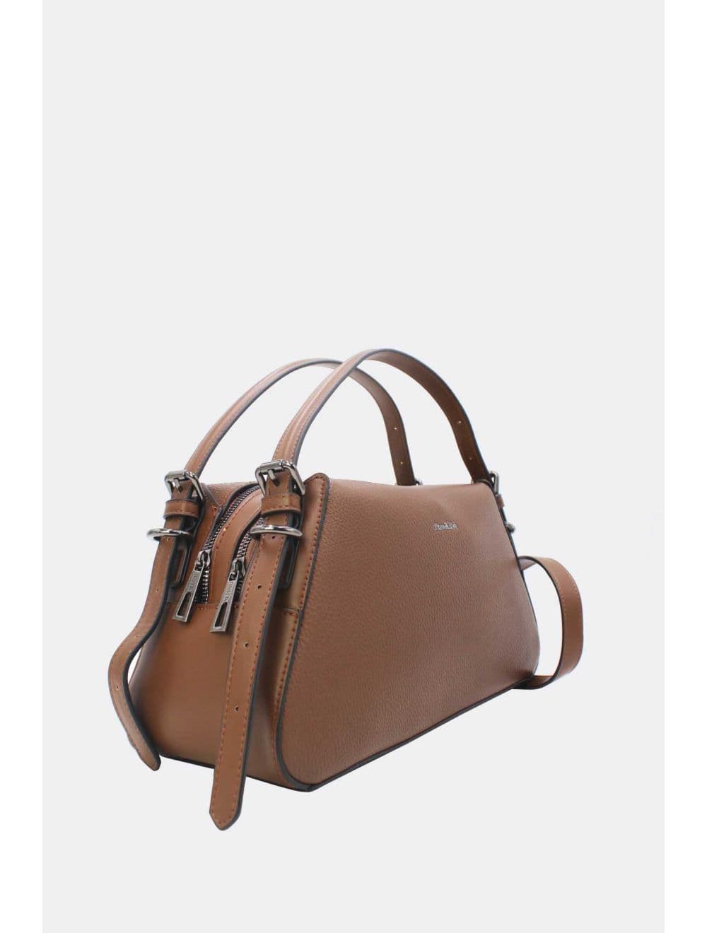 Sac à Main Effet Cuir Chic 25B-6293-Café — vue 2