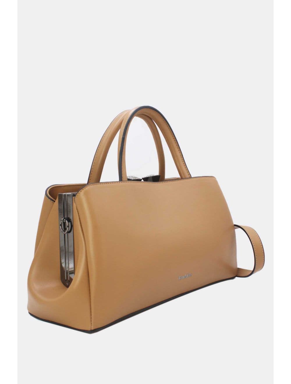 Sac à Main Effet Cuir Classique 25B-6400-Kaki — vue 2