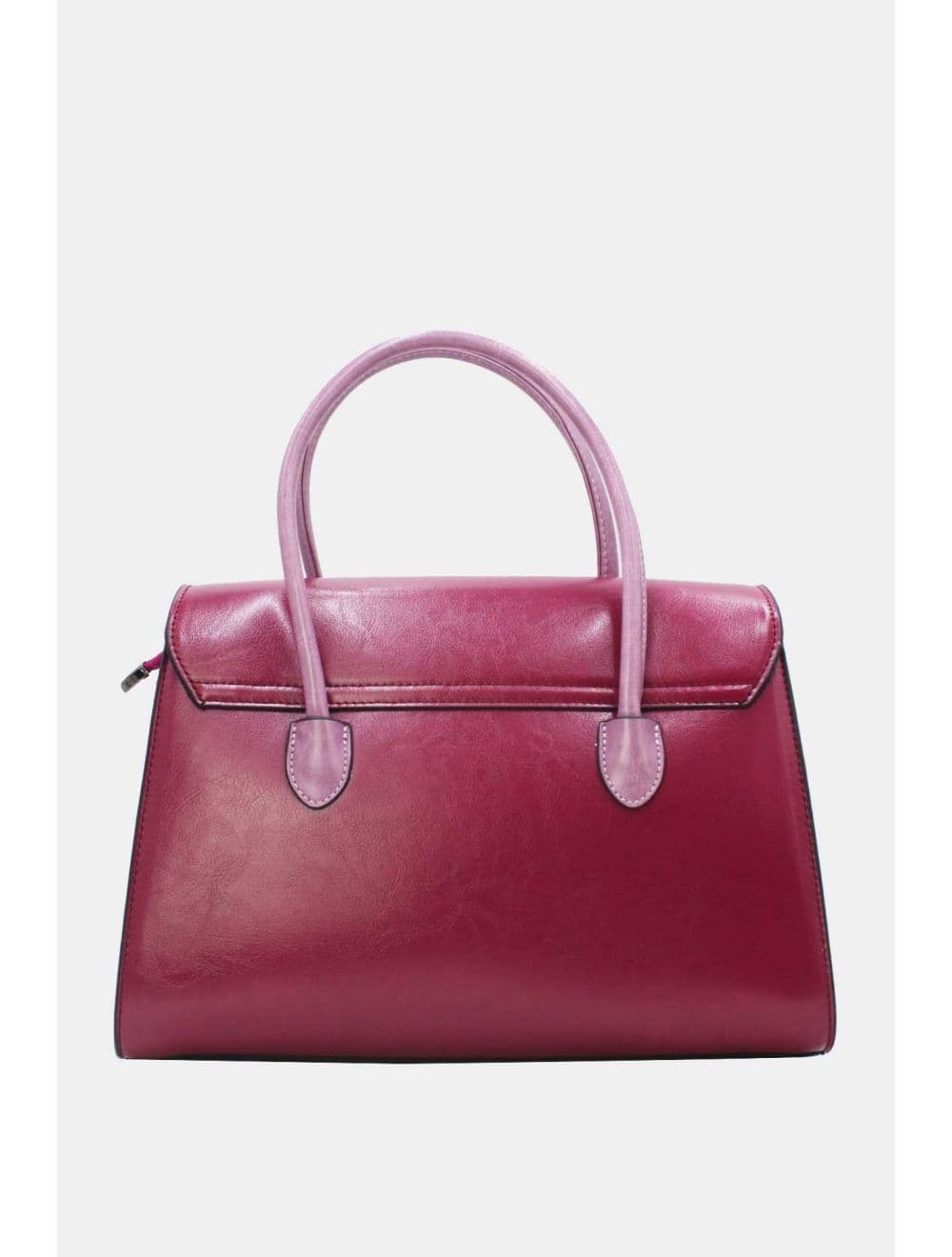 Sac à Main Effet Cuir Style Vintage RÉASSORT 24B-5866-Purple/L.Purple — vue 3