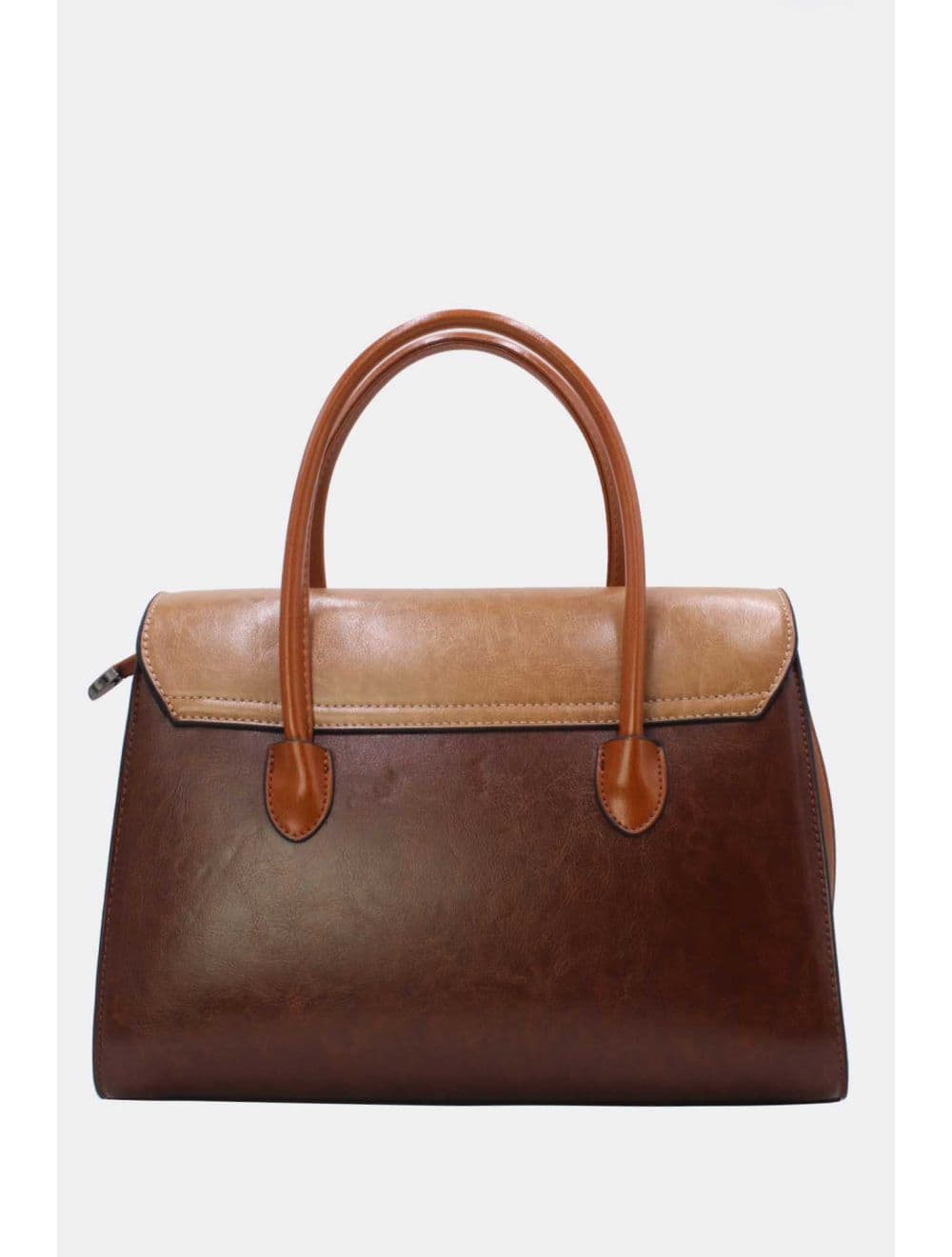 Sac à Main Effet Cuir Style Vintage RÉASSORT 24B-5866-Coffee/Brown — vue 3