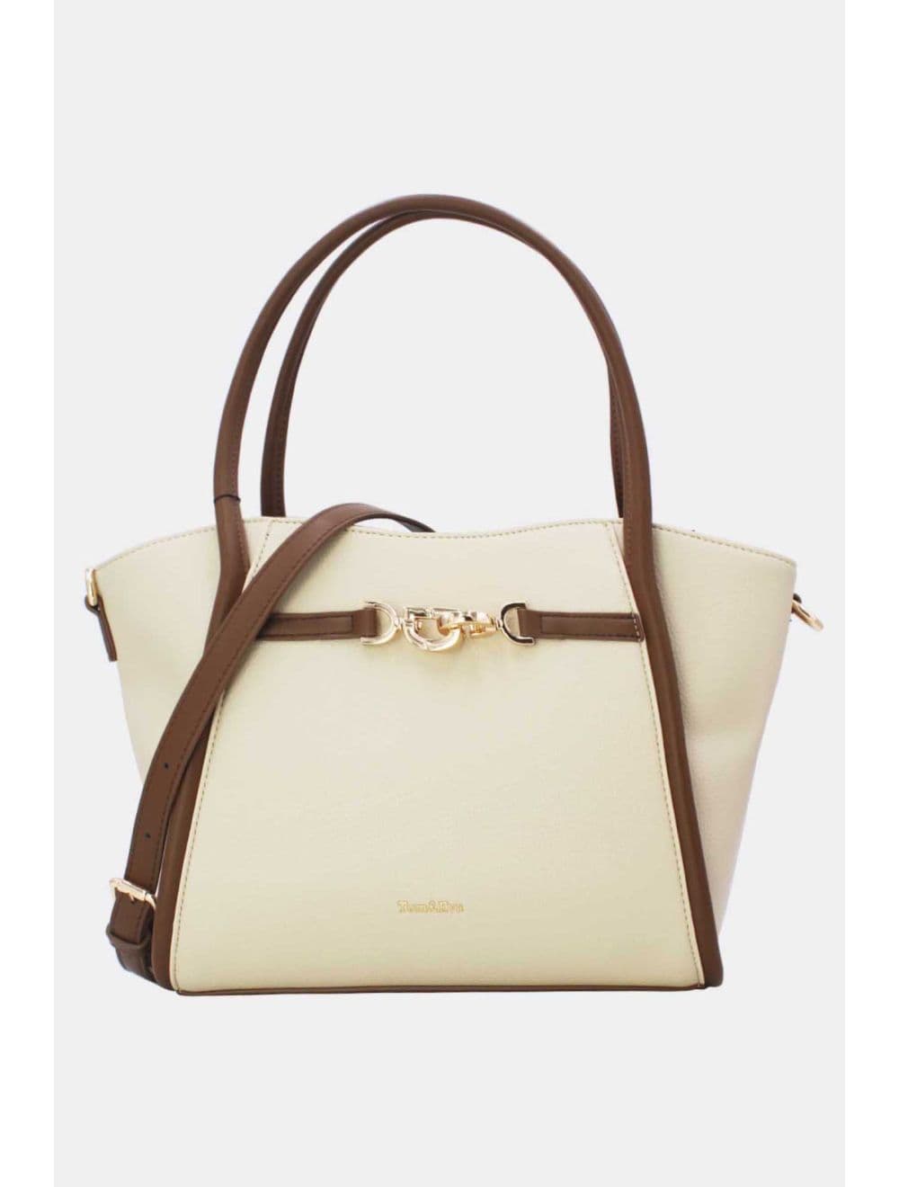 Sac à Main Femme Classique 25B-6422-Coffee/Beige