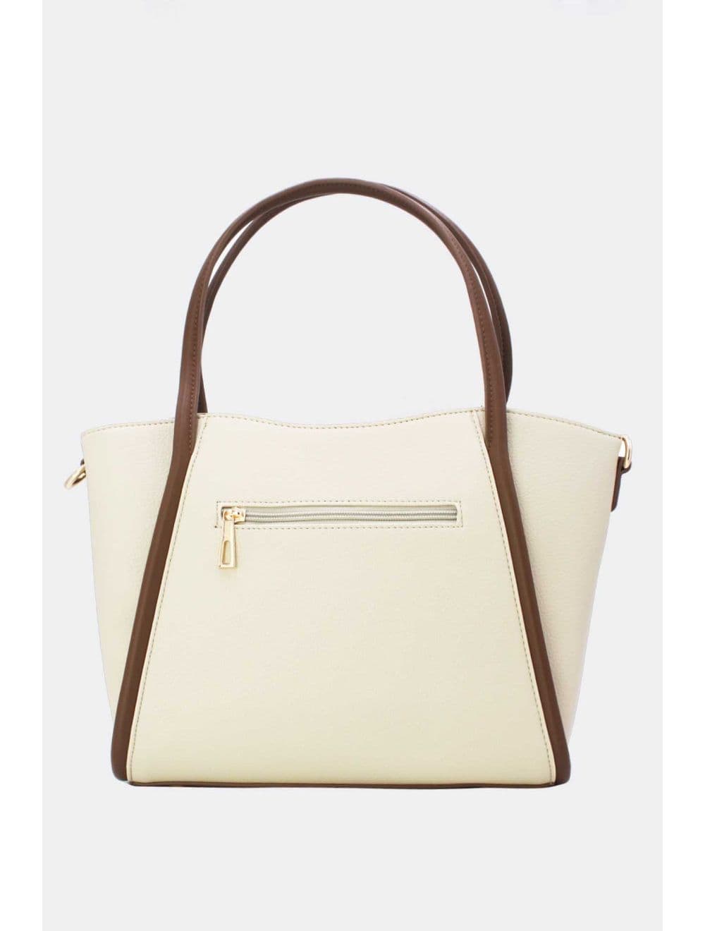 Sac à Main Femme Classique 25B-6422-Coffee/Beige — vue 3