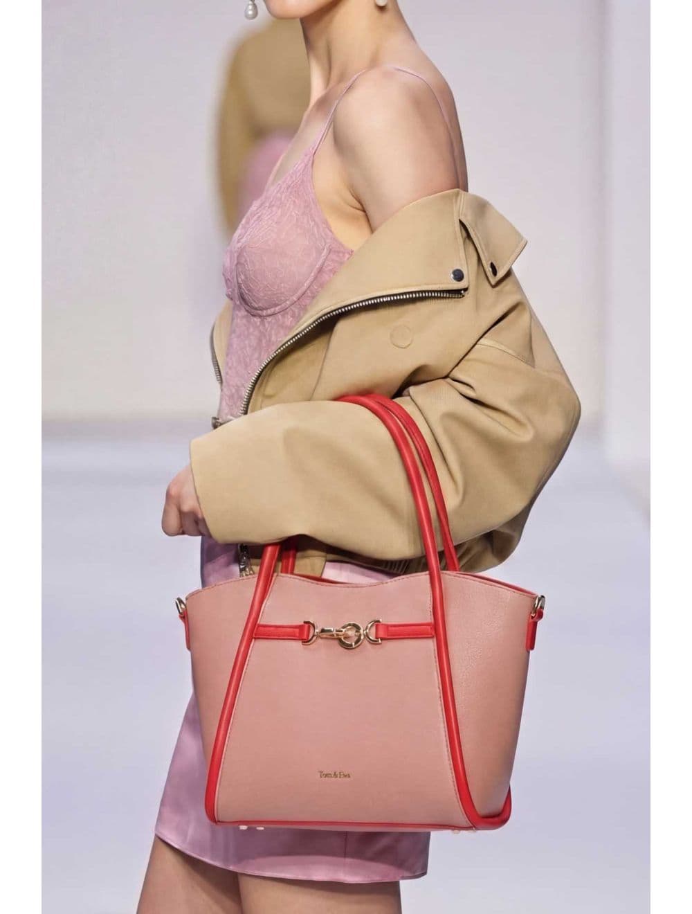 Sac à Main Femme Classique 25B-6422-Rose — vue 6