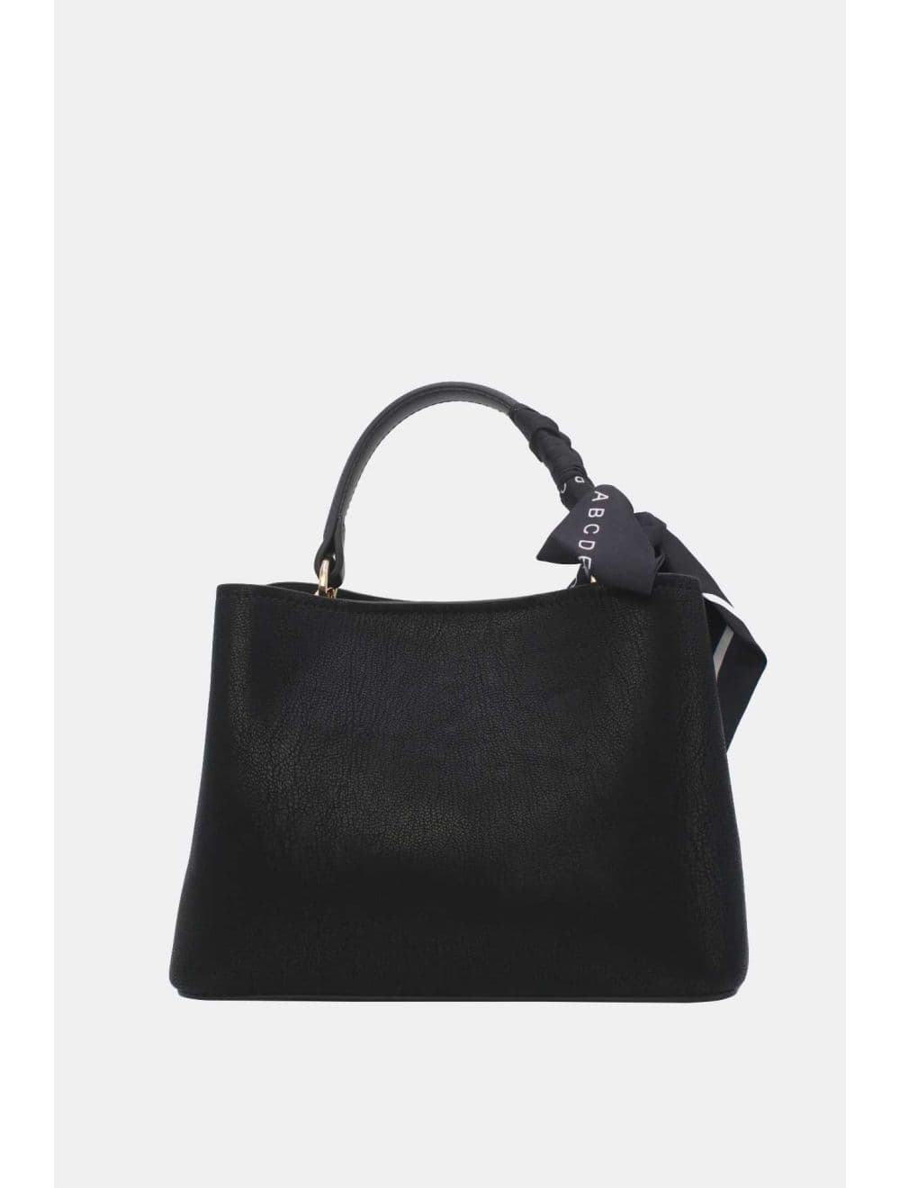 Petit Sac à Main Avec Foulard 25B-6414-Noir — vue 3