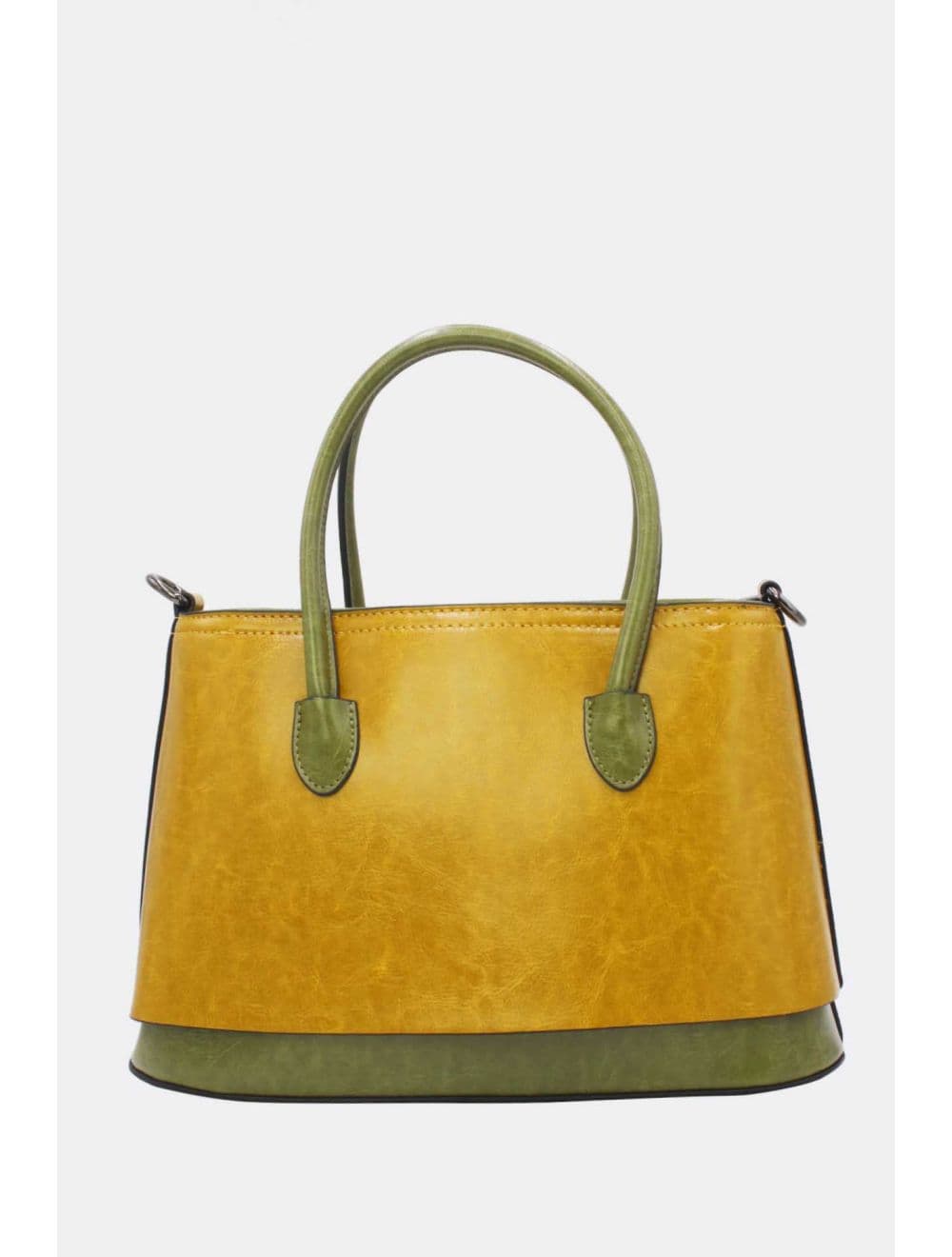 Petit Sac à Main Effet Cuir 25B-6428-Yellow/Green — vue 3