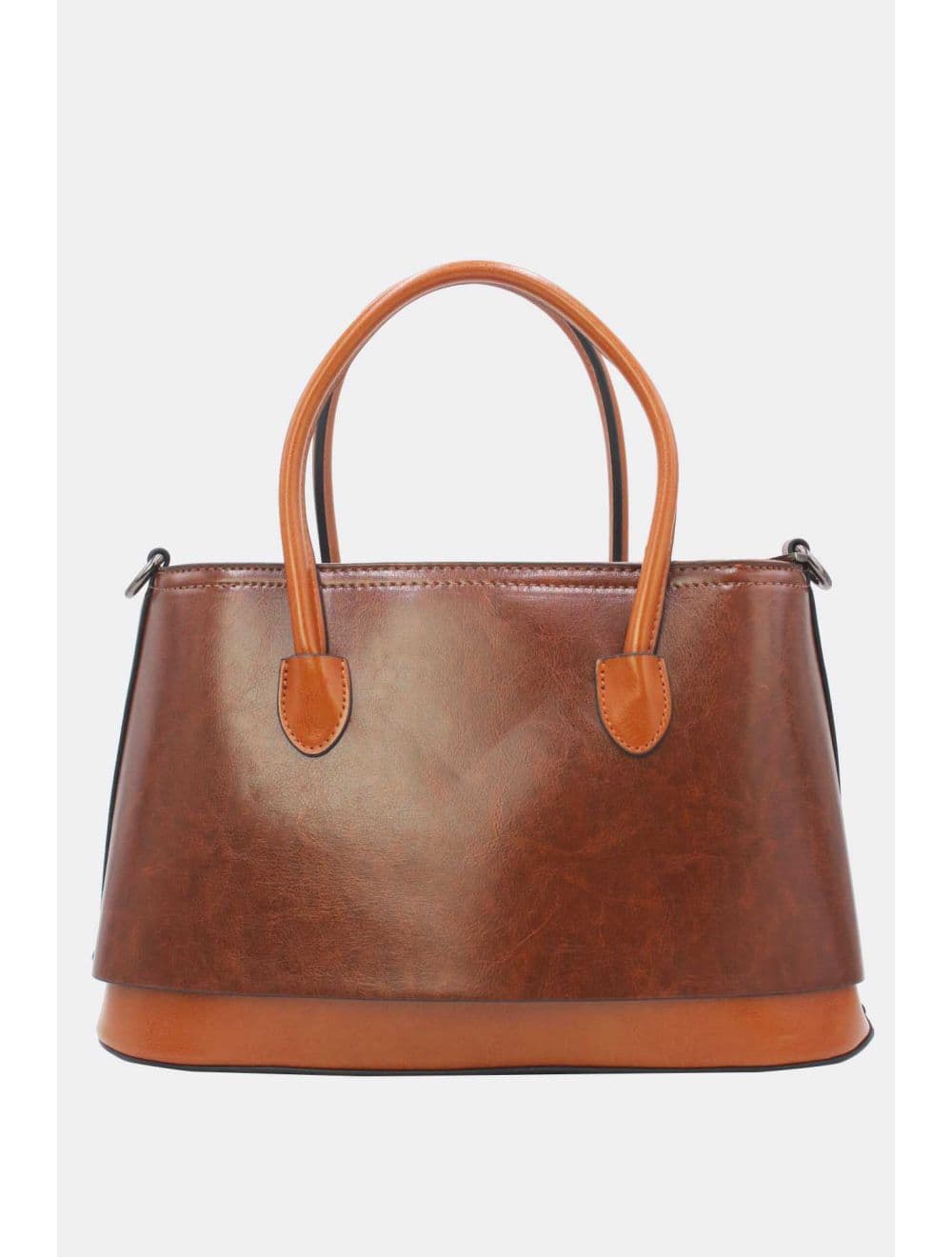 Petit Sac à Main Effet Cuir 25B-6428-Coffee/Brown — vue 3