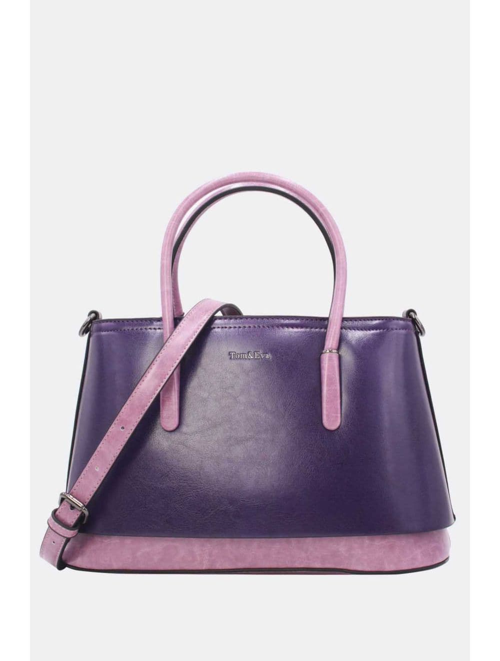 Petit Sac à Main Effet Cuir 25B-6428-Violet
