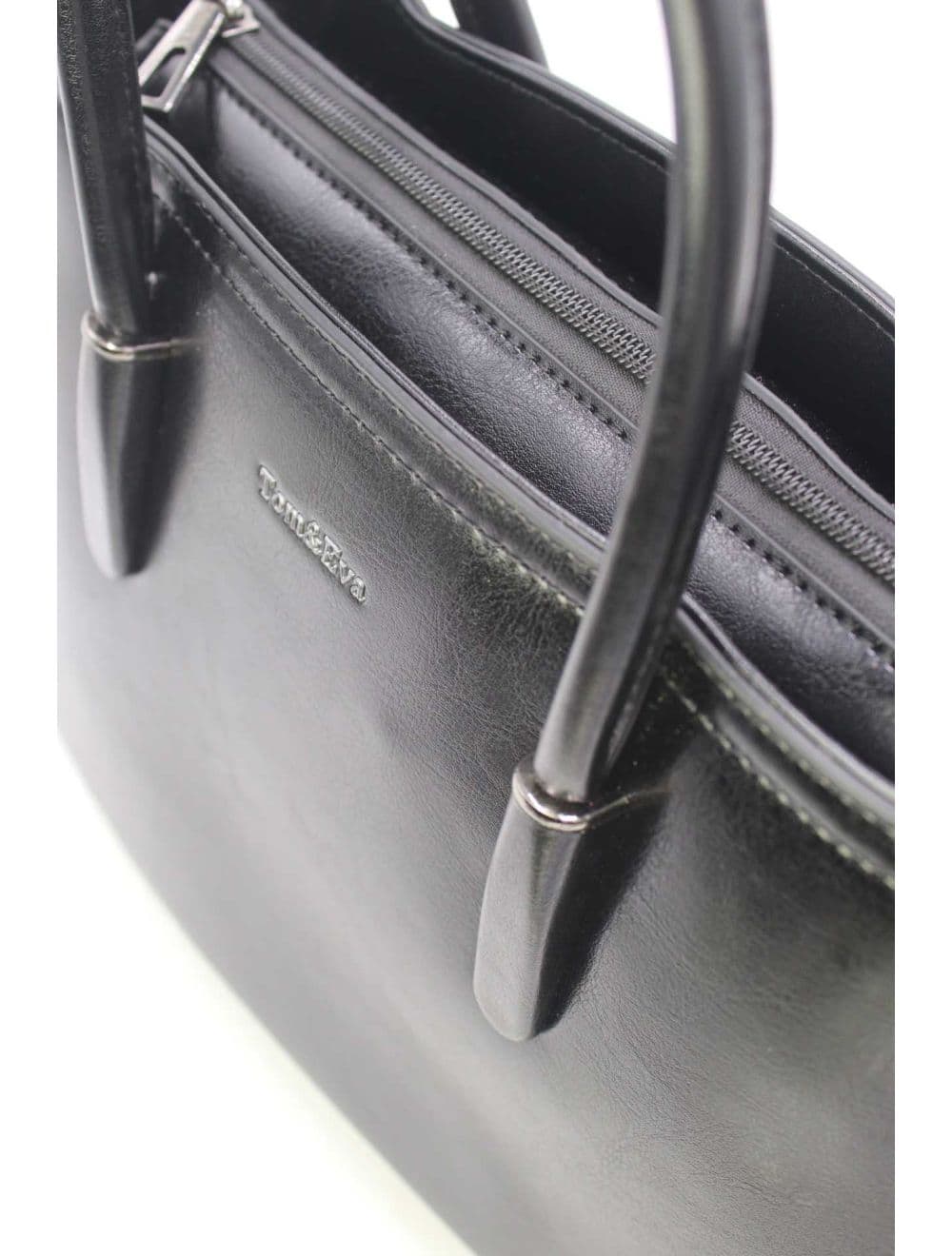 Petit Sac à Main Effet Cuir 25B-6428-Noir — vue 5