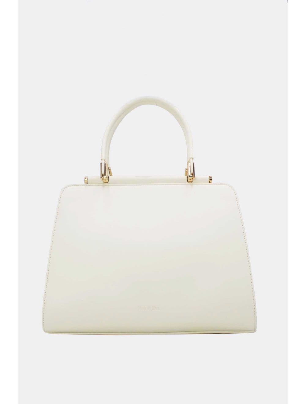 Sac à Main Tissu Avec Pendentif 25B-6317-Blanc — vue 3