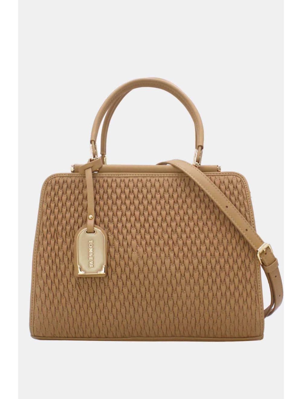 Sac à Main Tissu Avec Pendentif 25B-6317-Kaki