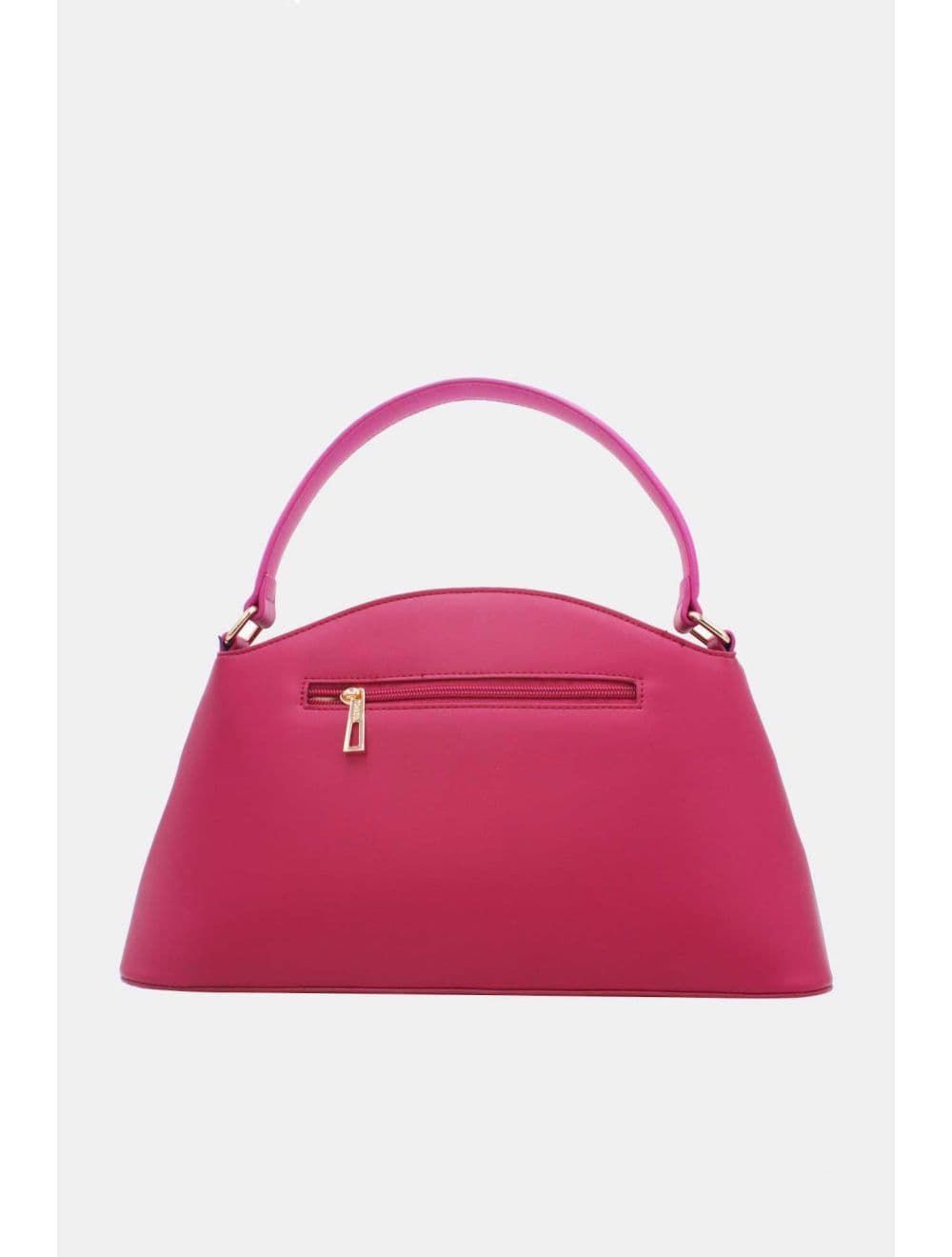 Sac à Main Effet Cuir Lisse Bicolore RÉASSORT25 24B-5862-Rose — vue 3