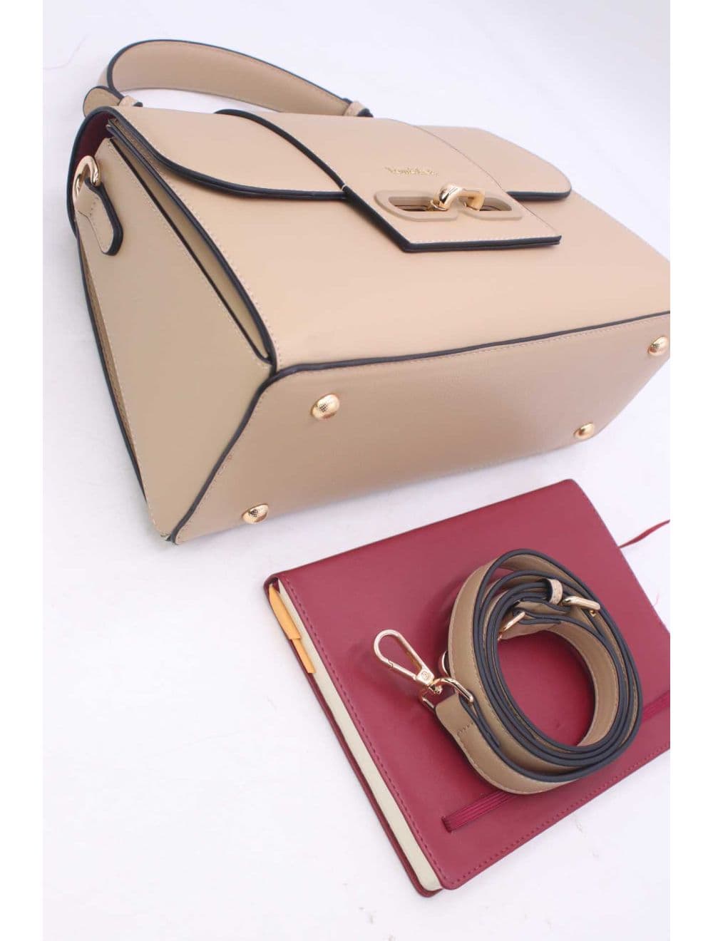 Sac à Main Femme Avec Languette 24B-5900-Kaki — vue 4
